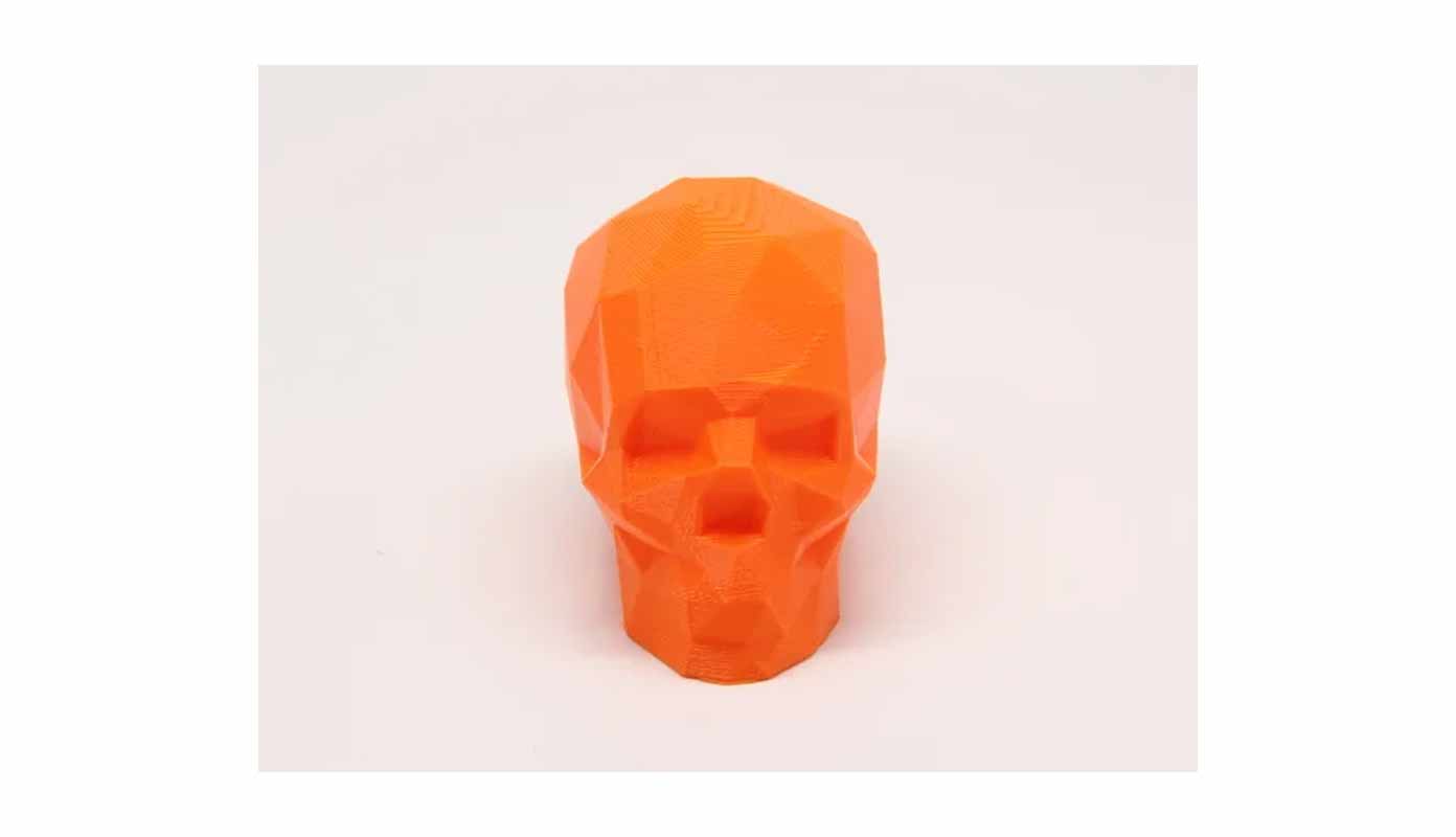 Low Poly Schädel für Hardcore 3D Druck Halloween Fans