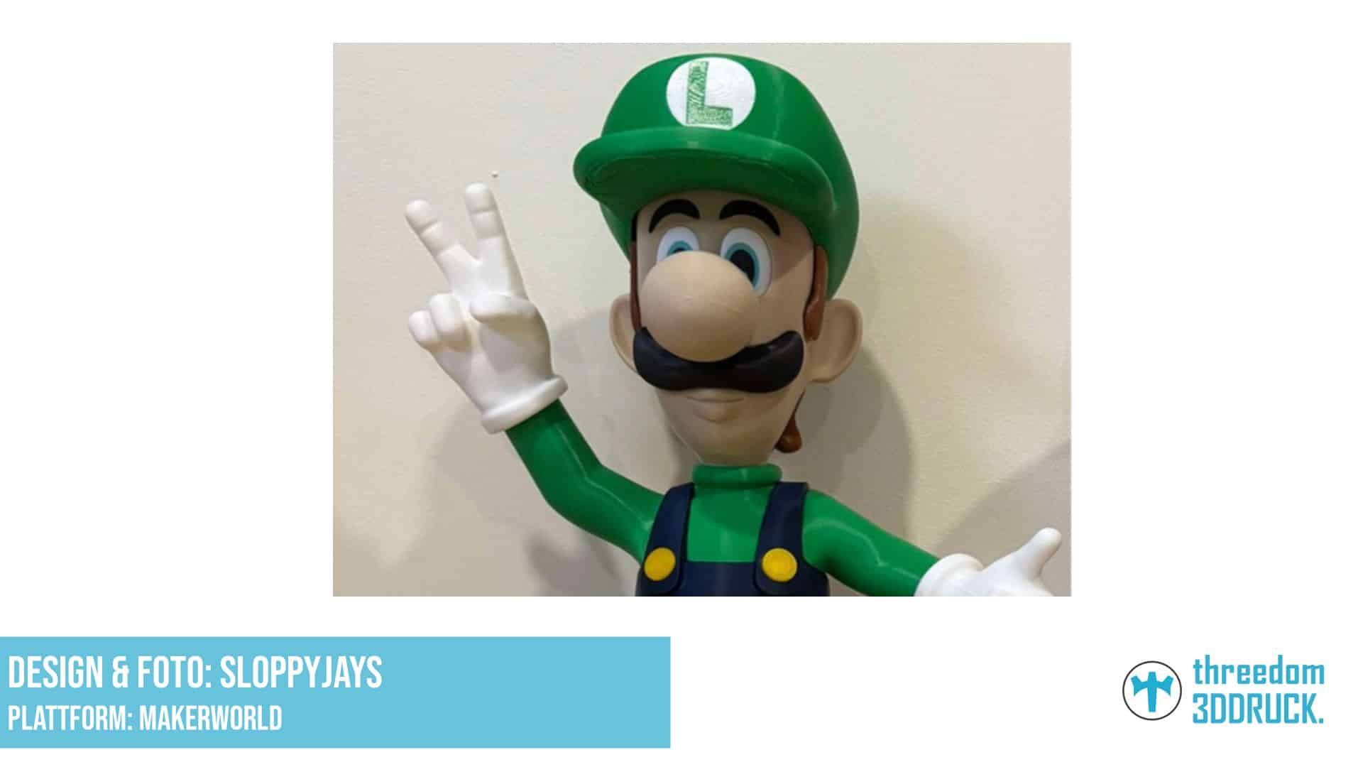 Luigi Super Mario Bros. 13-Zoll-Modell