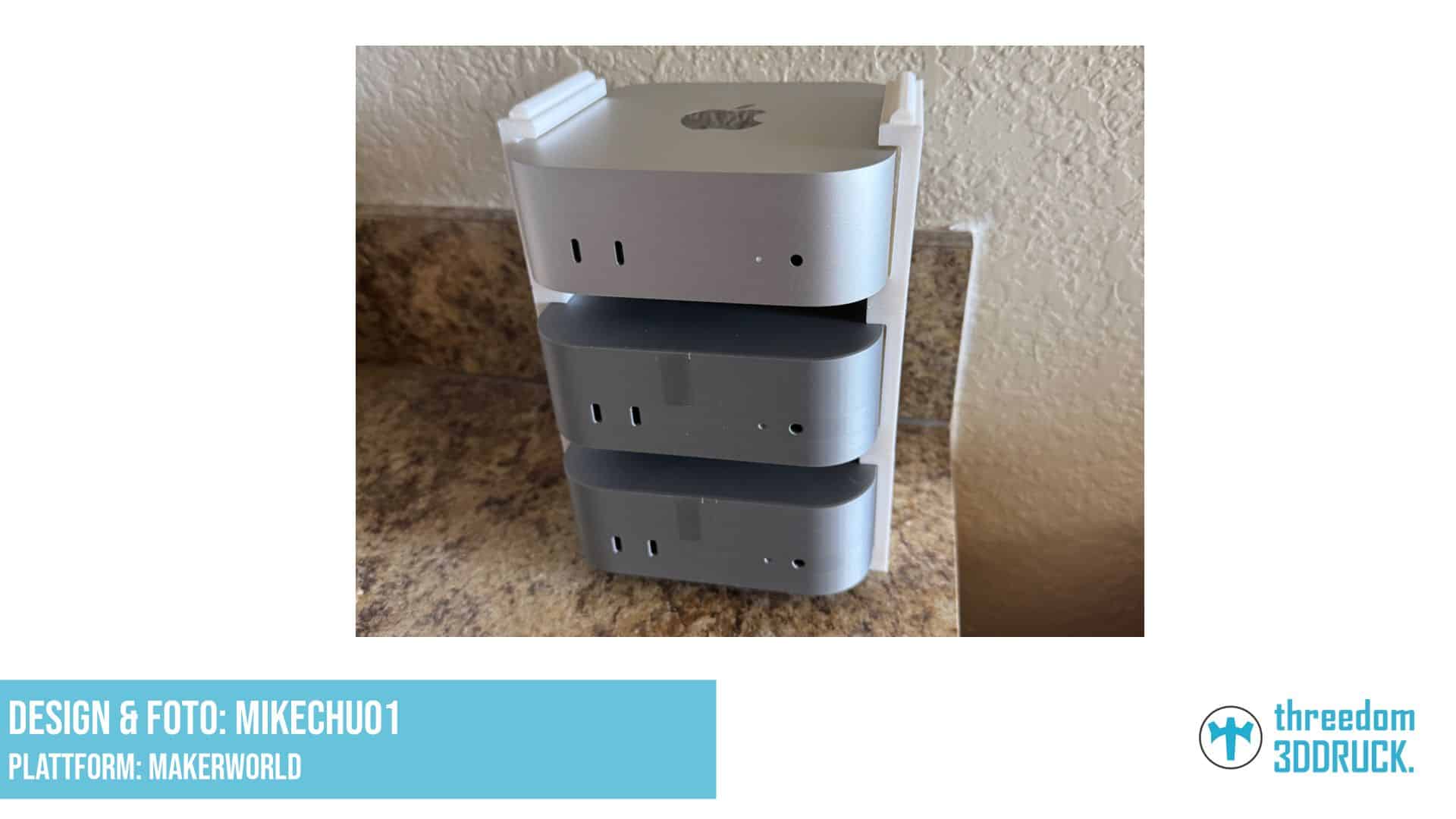 M4 Mac Mini Stapelhalterung für verteiltes Rechnen