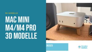 Mac Mini M4/M4 Pro 3D Modelle
