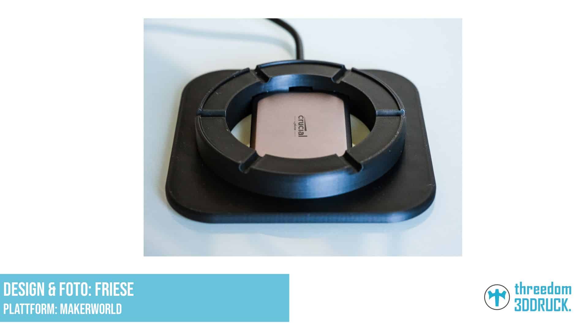 Mac mini M4 (2024) Basis mit SSD-Schacht und Belüftung