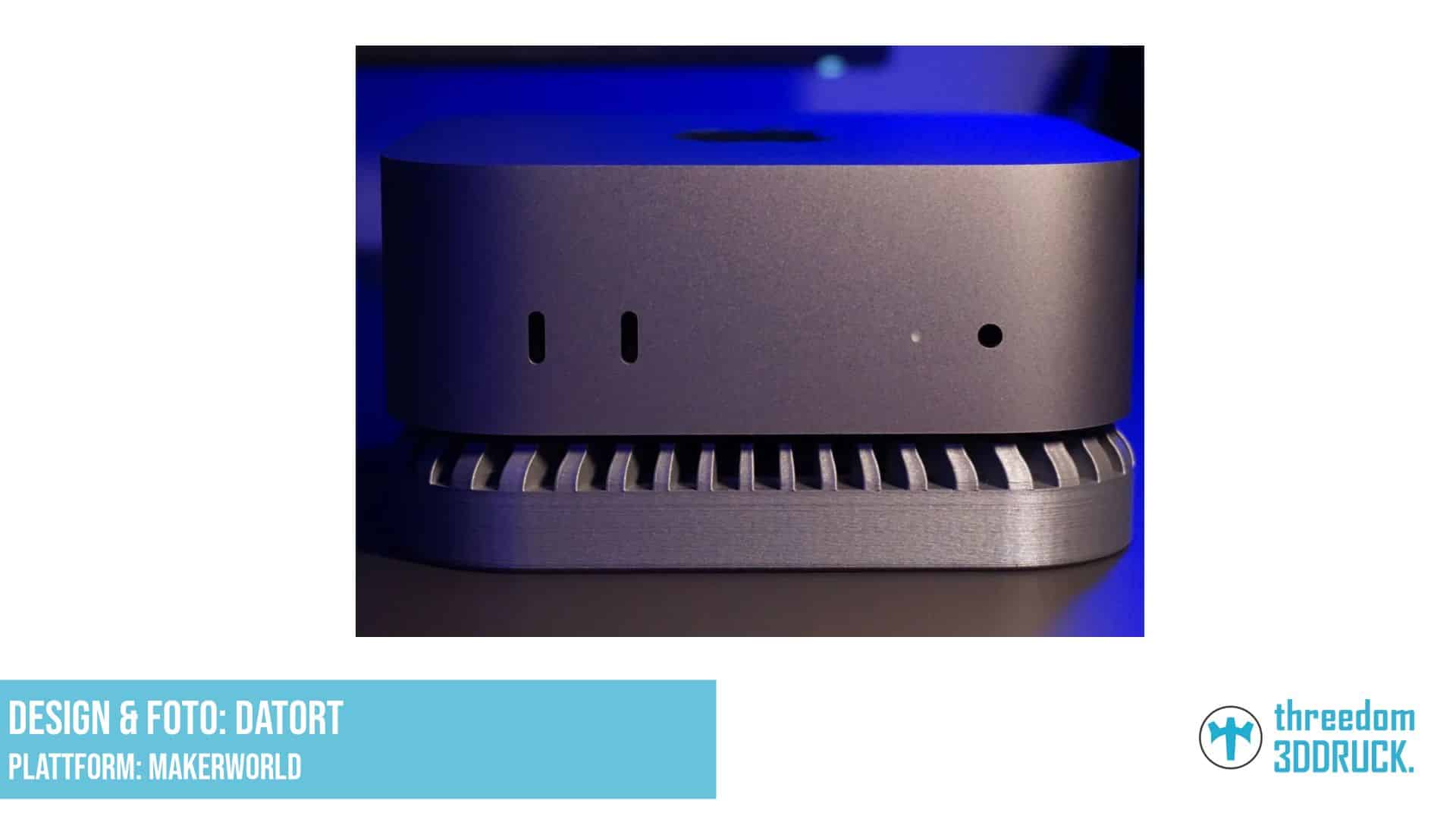 Mac Mini M4 SSD Dock mit Power-Button-Zugang