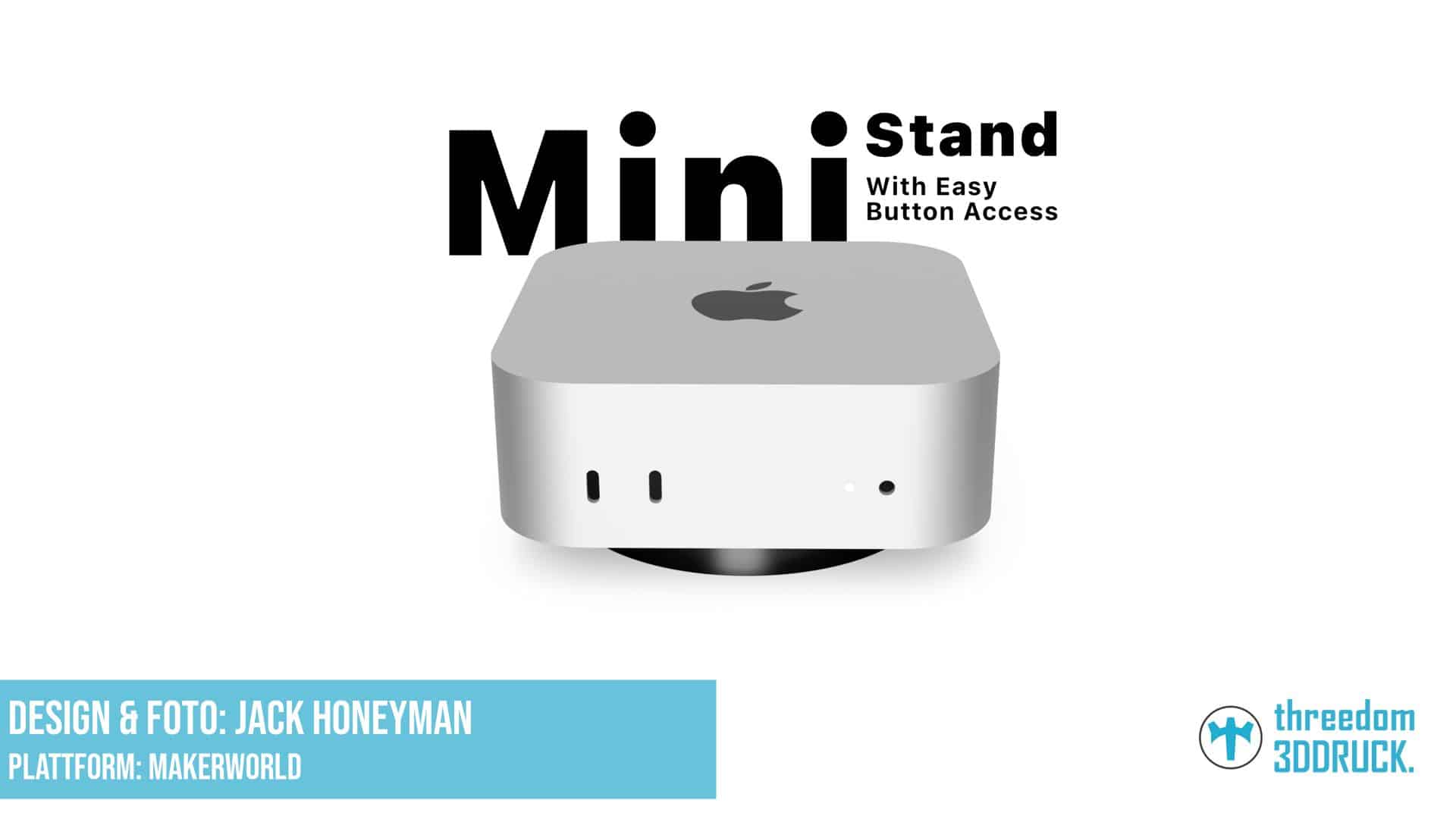 Mac Mini M4 Button-Ständer