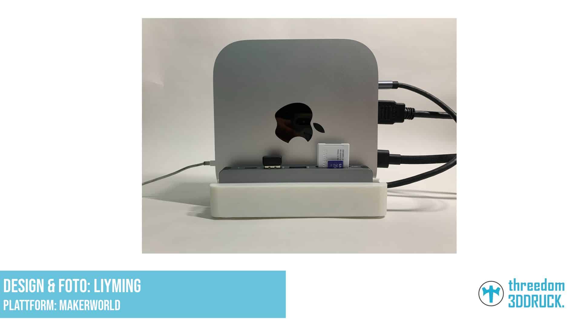 Mac Mini M4 USB-C Dockhalterung