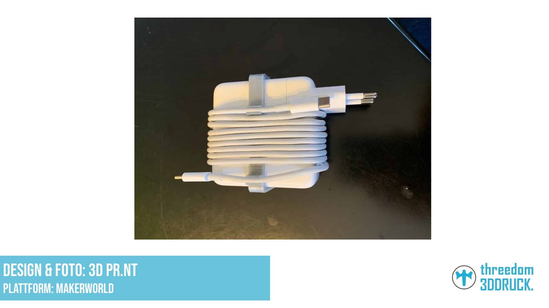 MacBook Power Adapter Kabelhalter 61W 87W