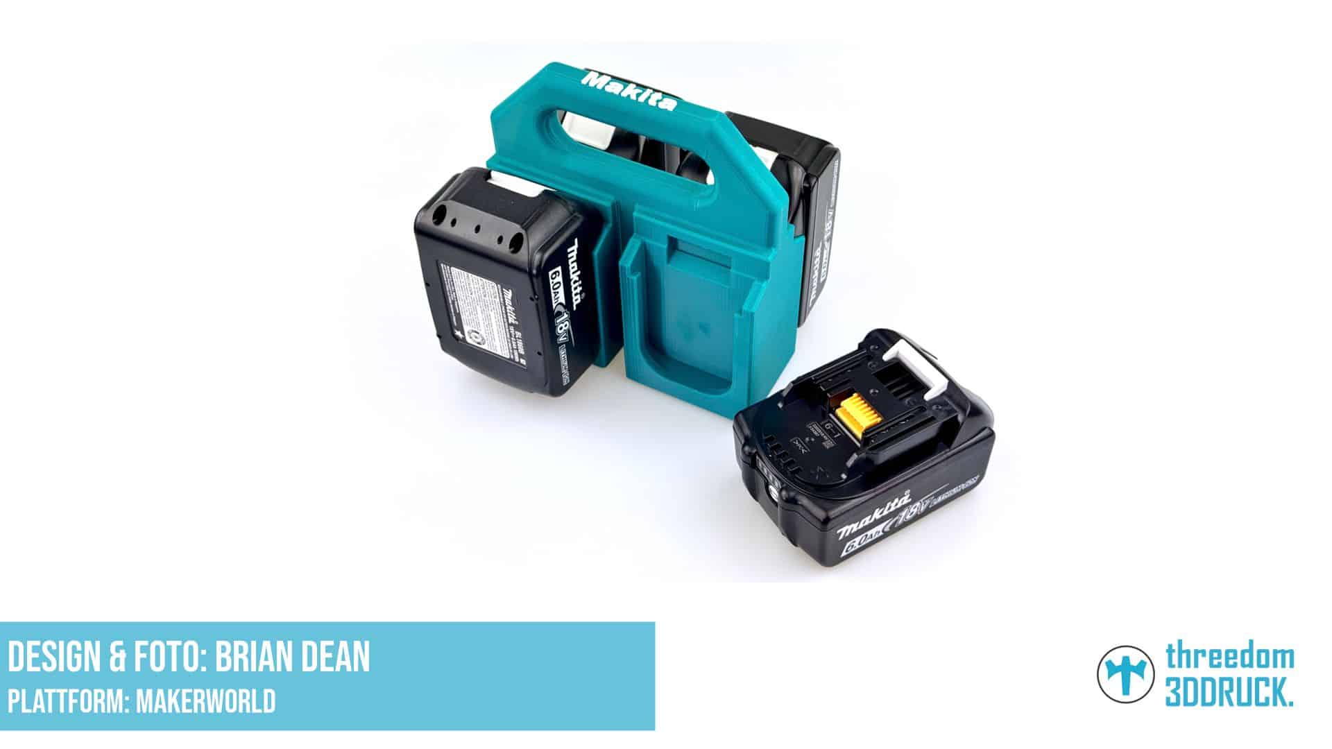 Makita 18V Batteriehalterung 4er-Pack