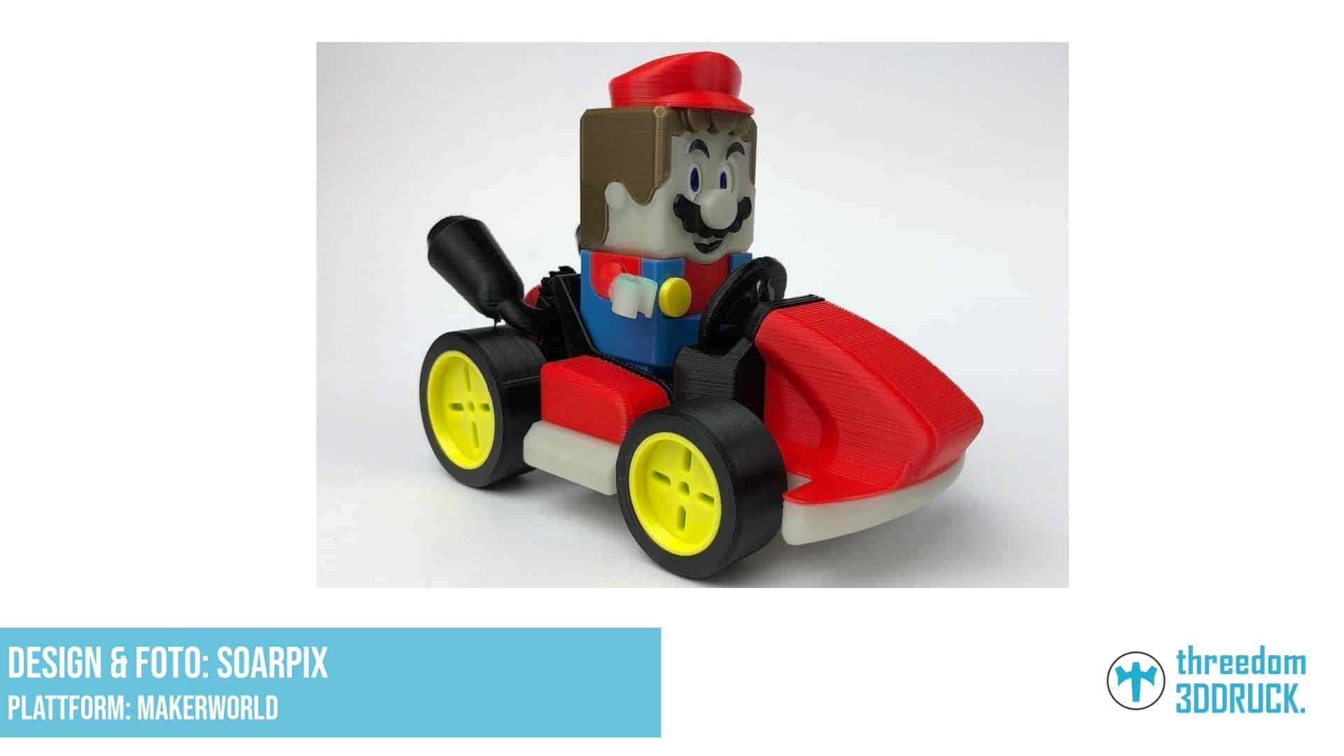 LEGO Mario Kart Modell für Super Mario Fans