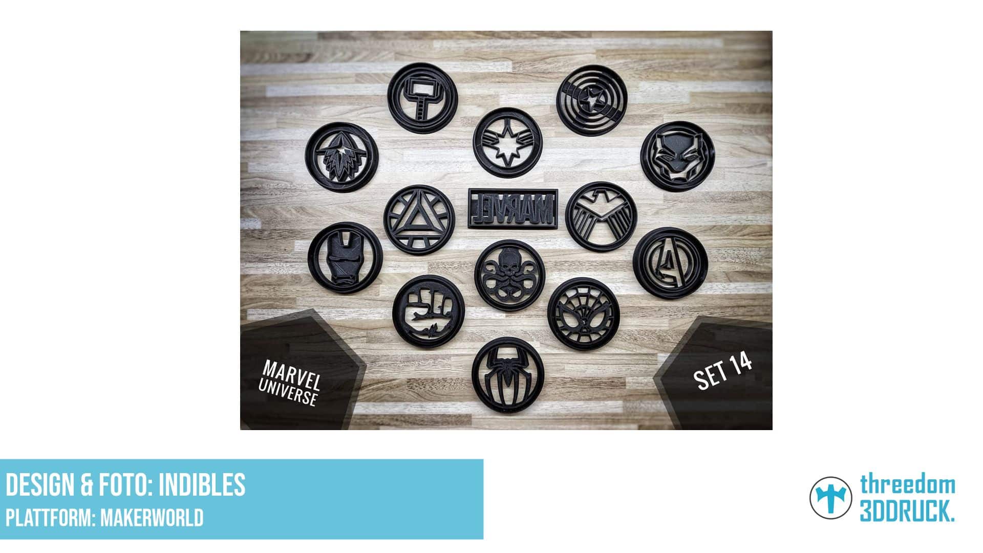 Marvel-Helden-Plätzchenausstecher