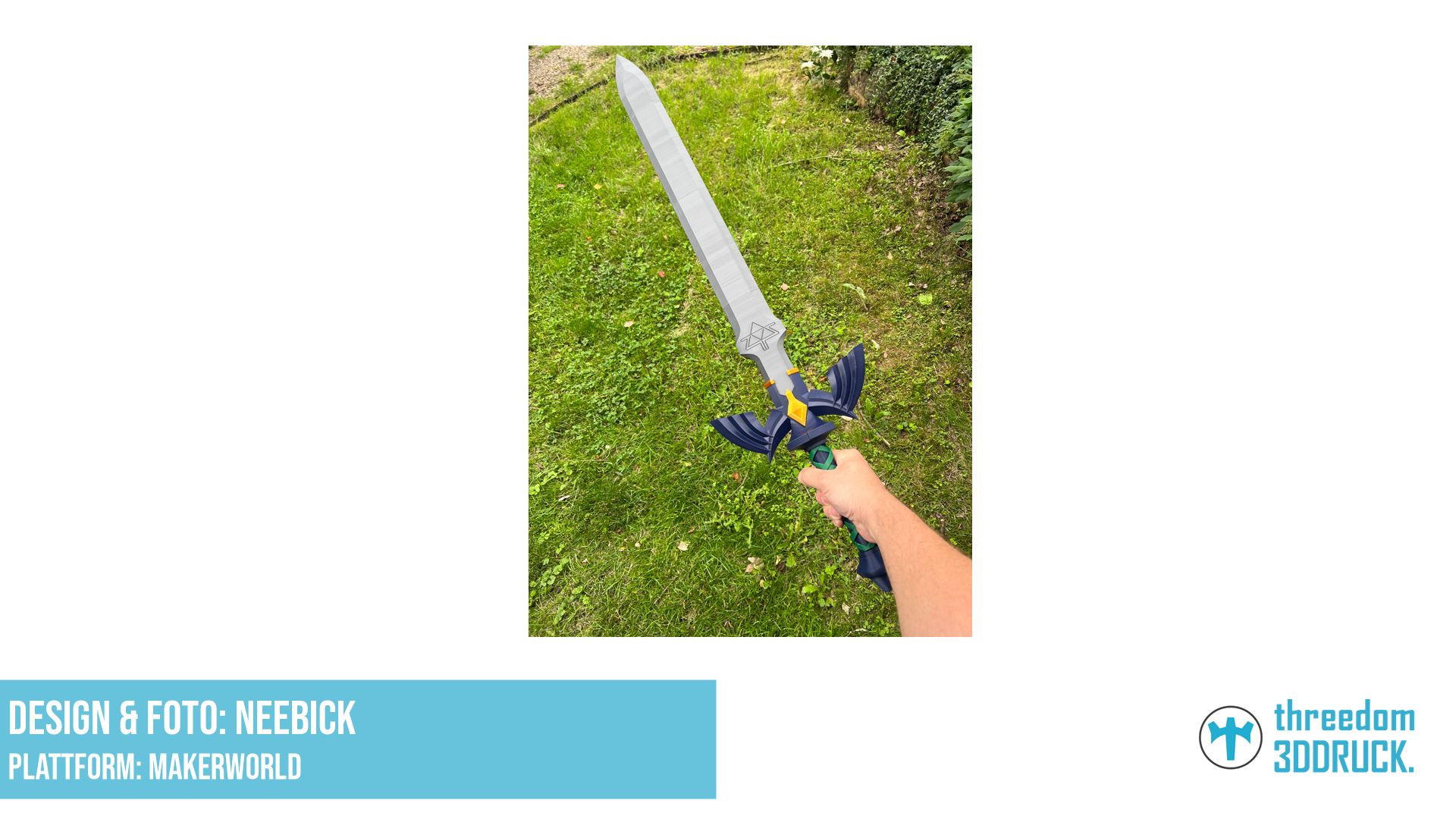 Master-Schwert V2.0 aus The Legend of Zelda: Tränen des Königreichs mit Wandhalterung und Scheide