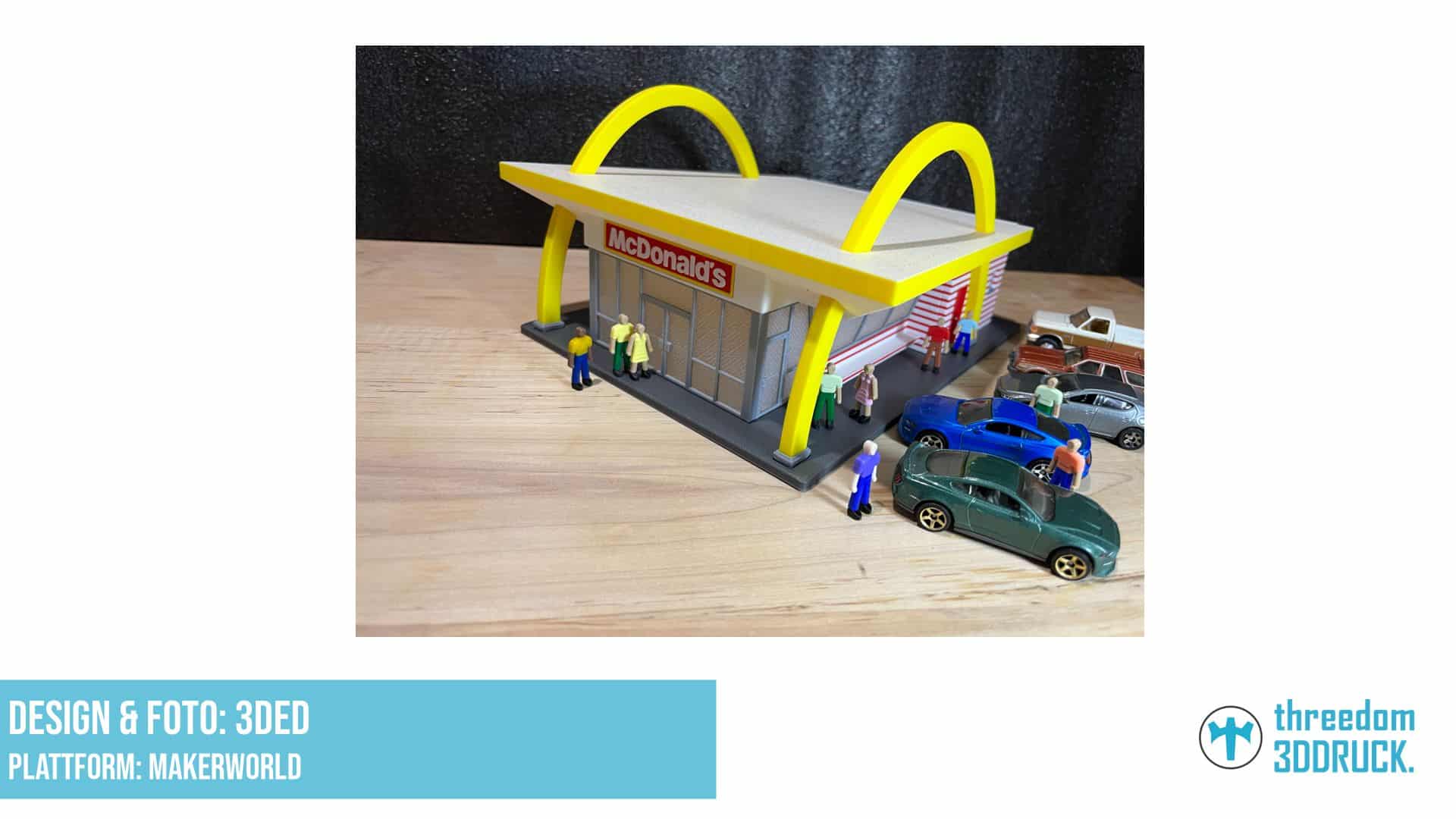 1/64 Modell McDonald’s Vintage Drive-In