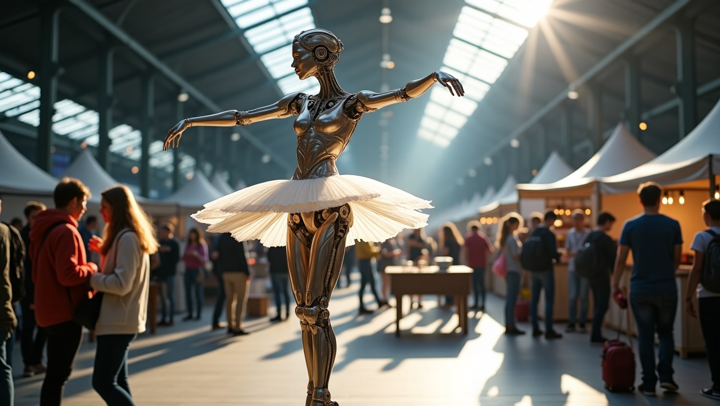 Maker Faire Hannover 2025 mit mechanischer Ballerina Premiere Maker Faire Hannover 2025 mit mechanischer Ballerina Premiere