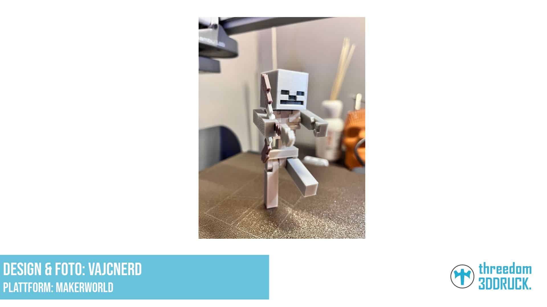 Minecraft Gelenkskelett Spielzeug