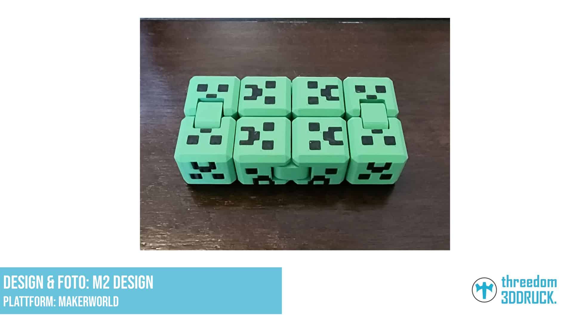 Minecraft Creeper Fidget Cube