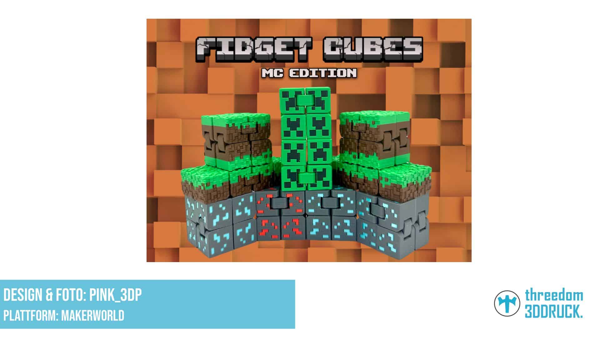 Minecraft Fidget Cube Edition