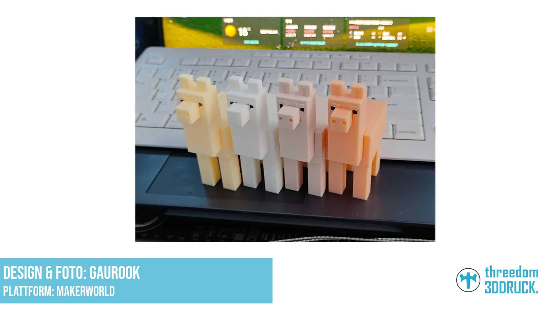 Minecraft Lama Modell