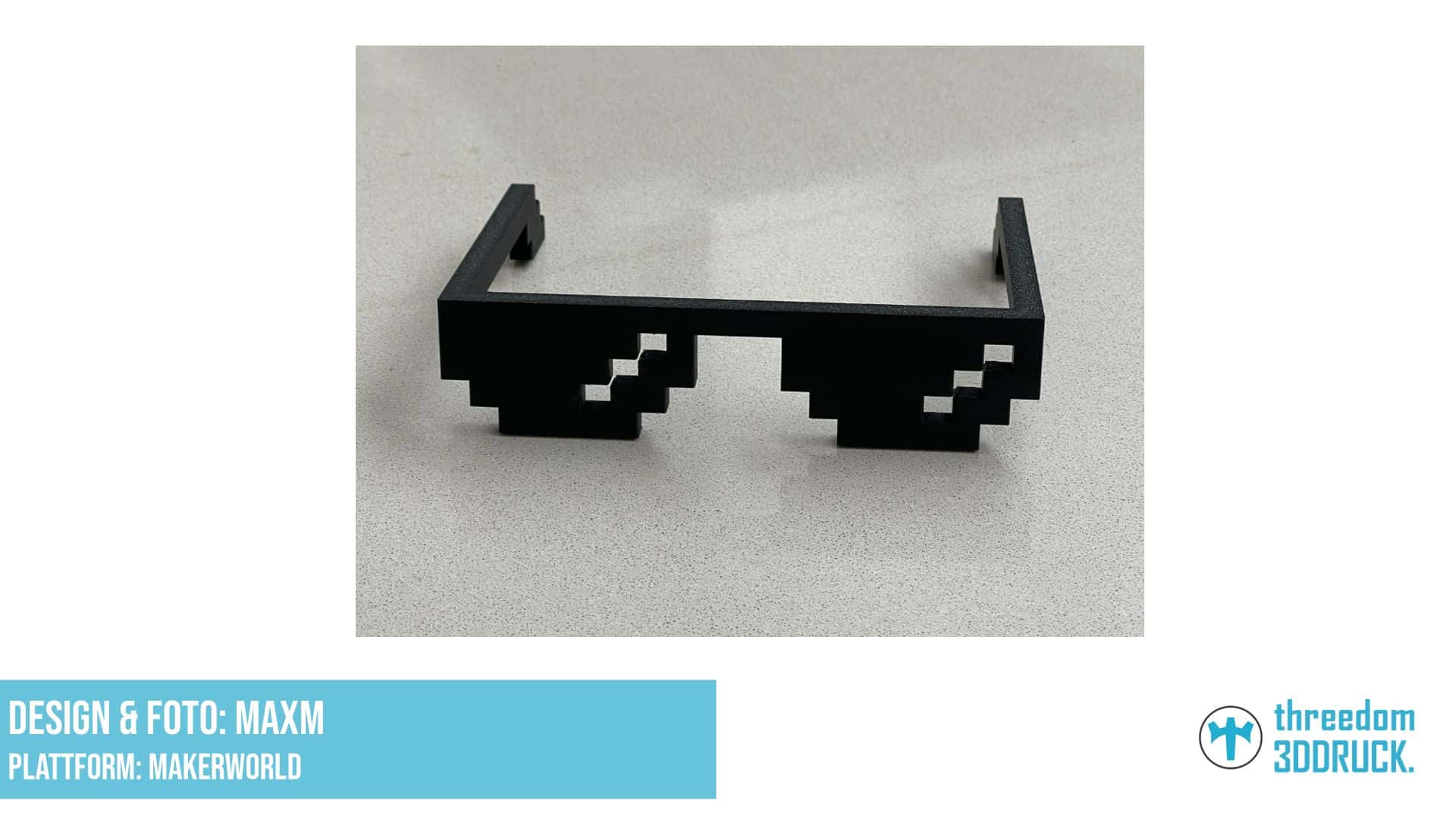 Minecraft Pixel-Sonnenbrille