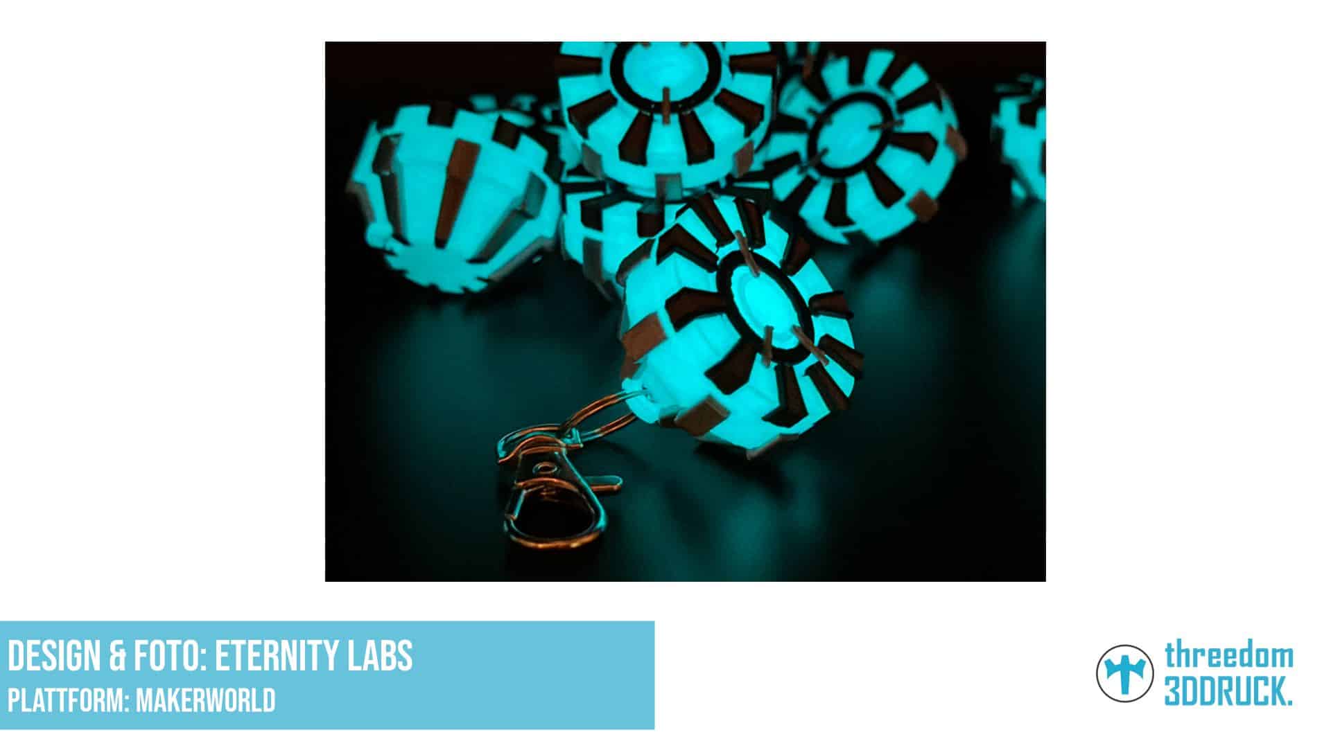 Mini-Arc-Reaktor-Schlüsselanhänger – Iron Man Film