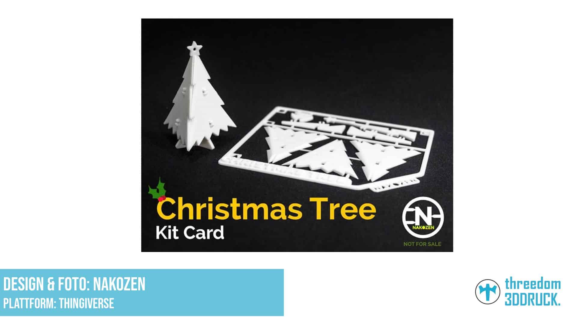 Miniatur-Weihnachtsbaum-Kit als Anhänger