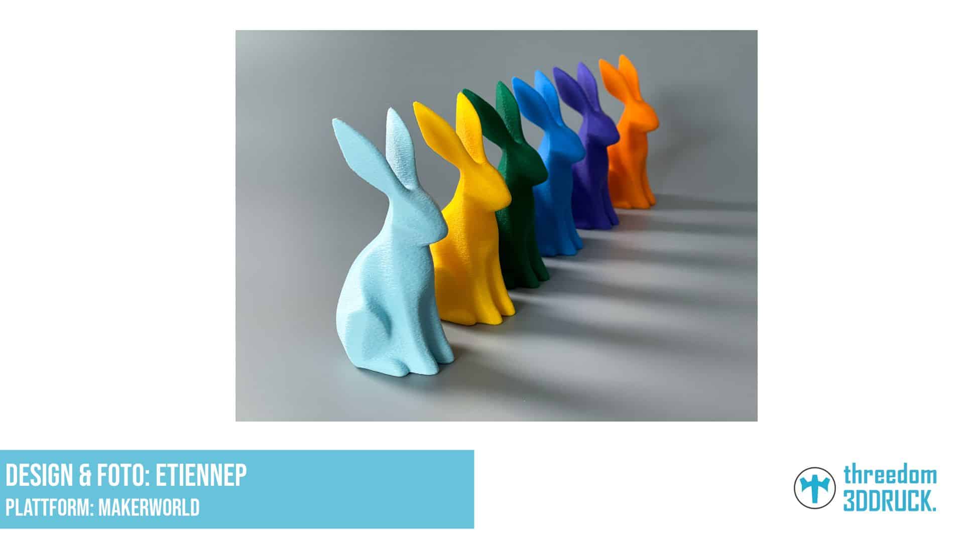 Osterhasen-Dekofigur