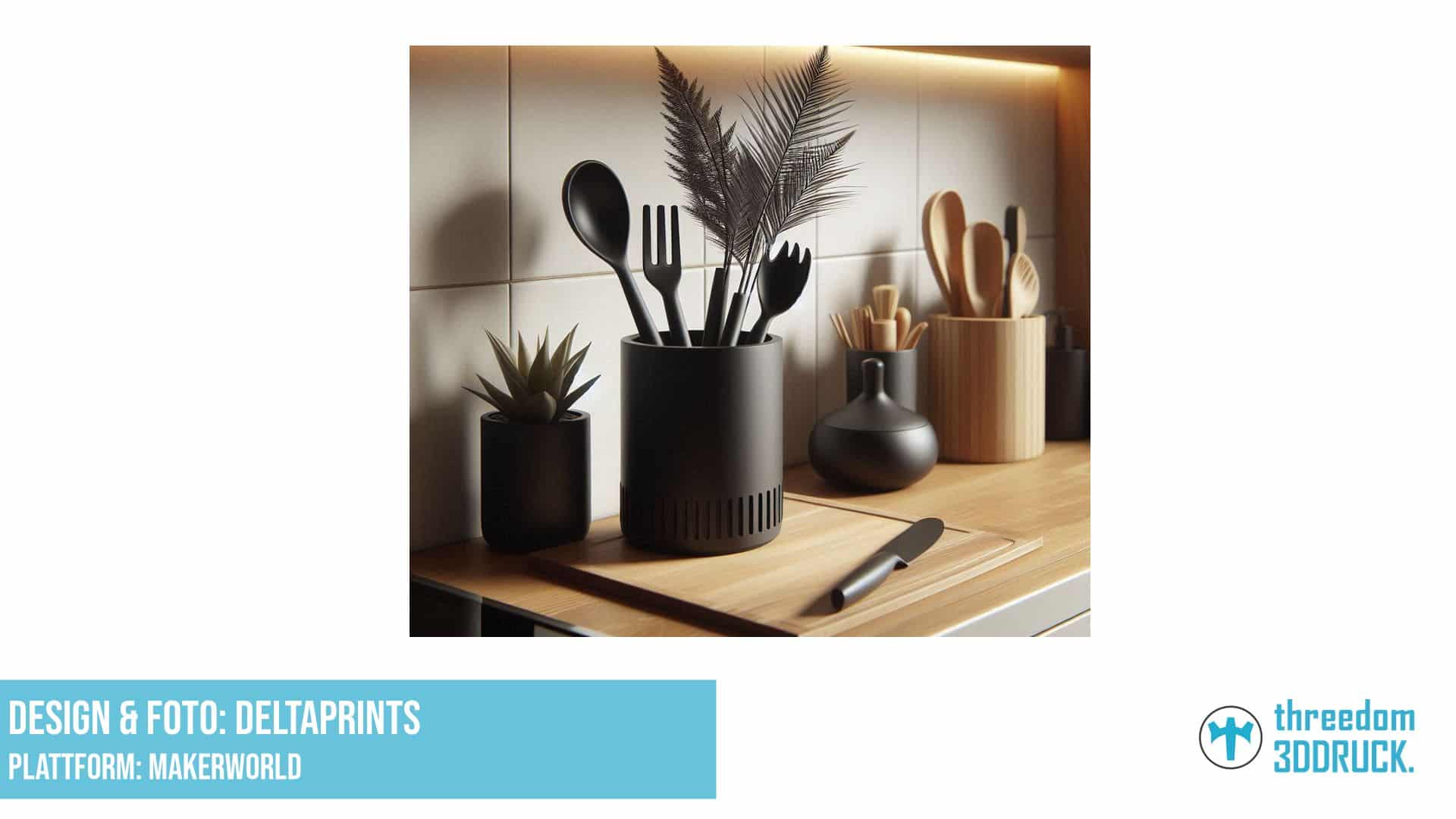 Moderner Küchenutensilien-Halter