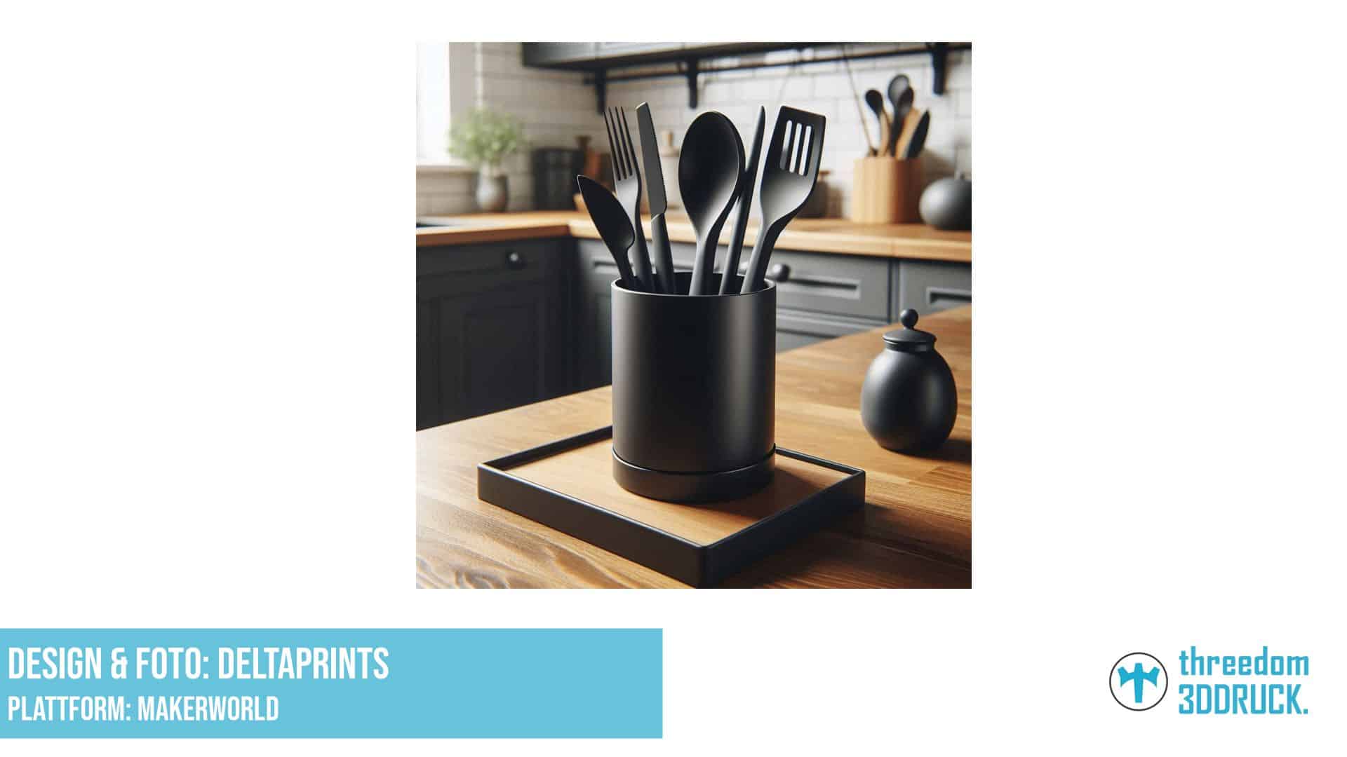 Moderner Küchenutensilien-Halter