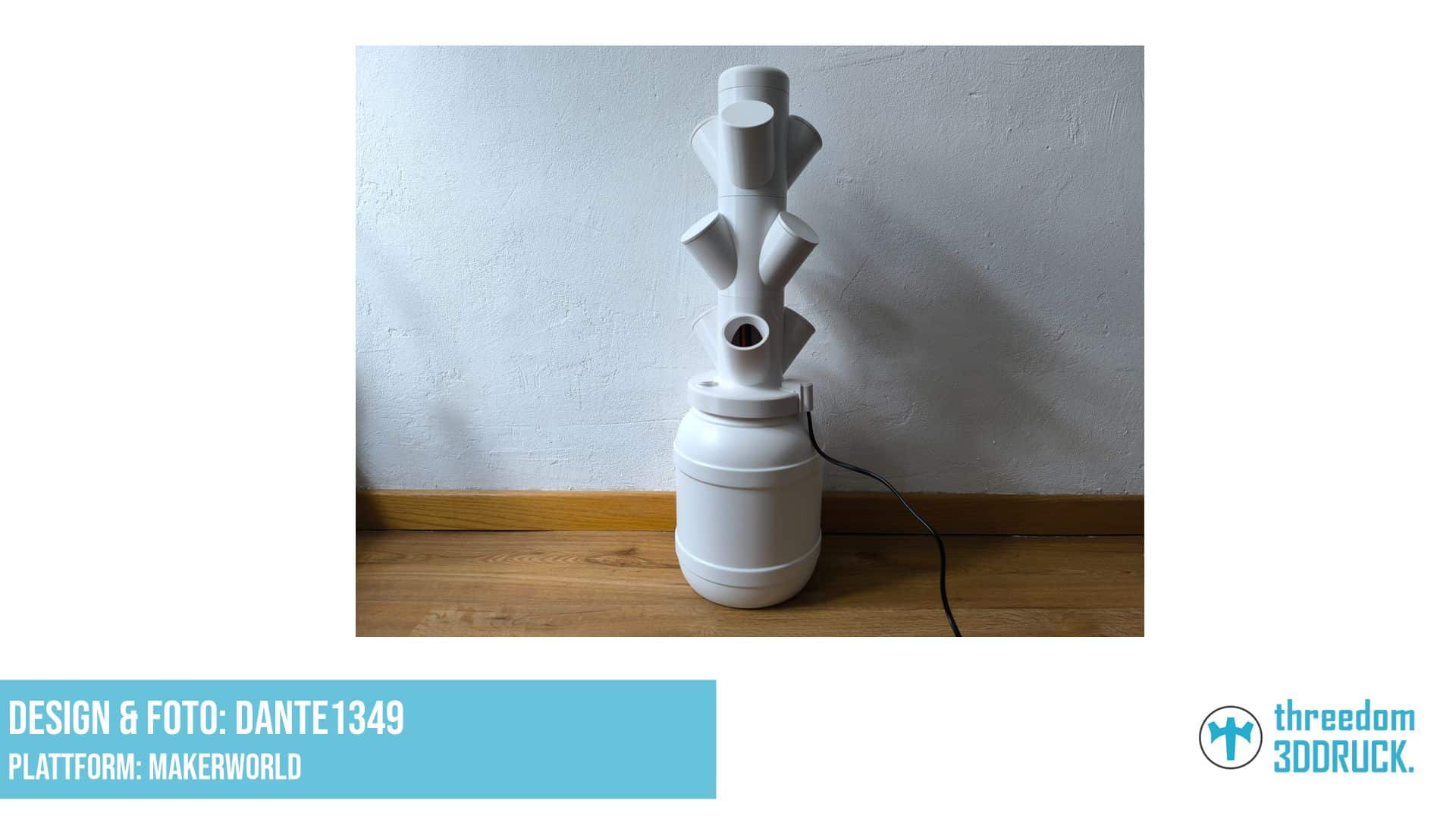 Modulares Hydrokultur-Turmsystem für vertikales Gärtnern