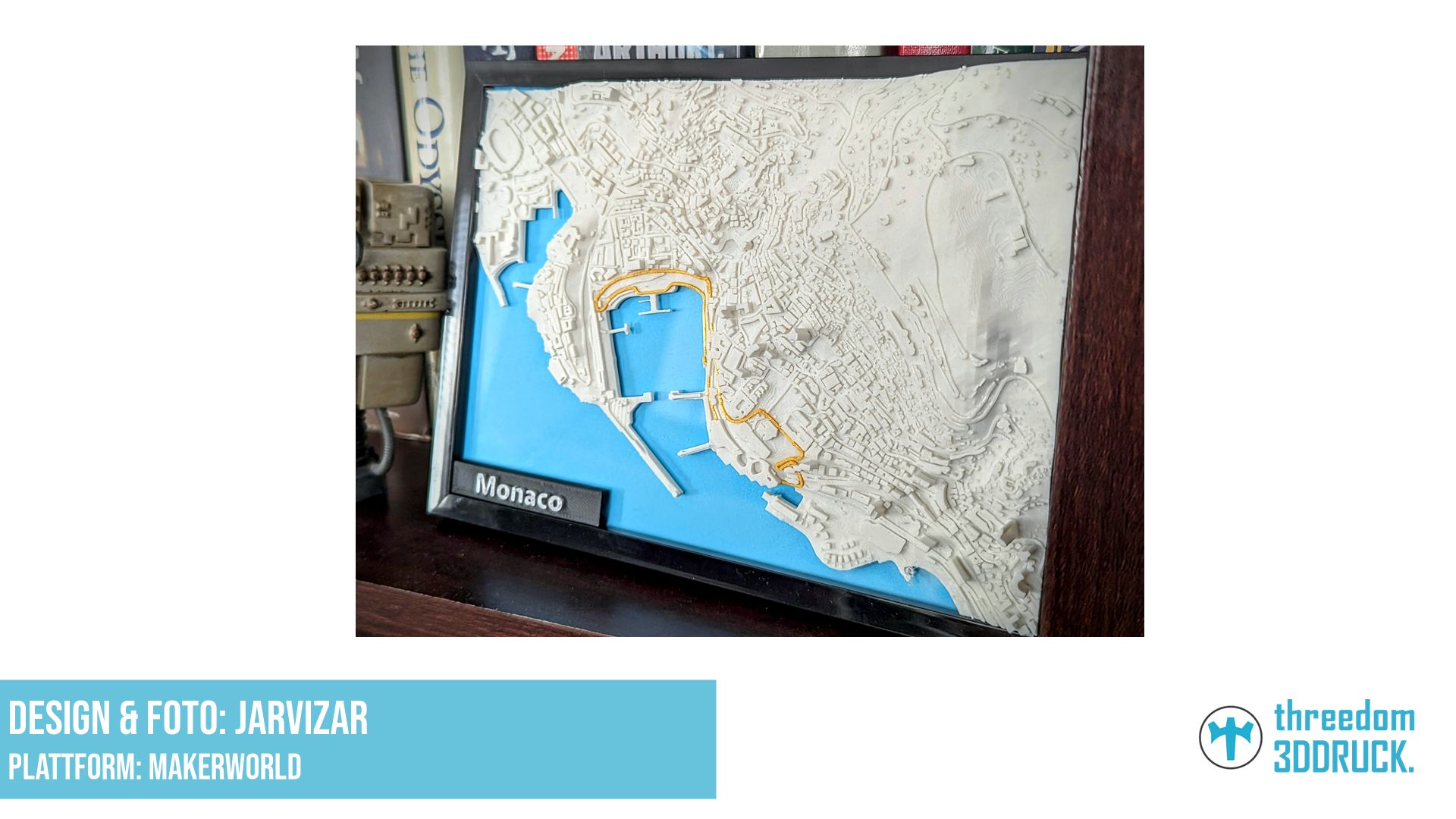 Monaco 3D Miniatur (F1 Edition)