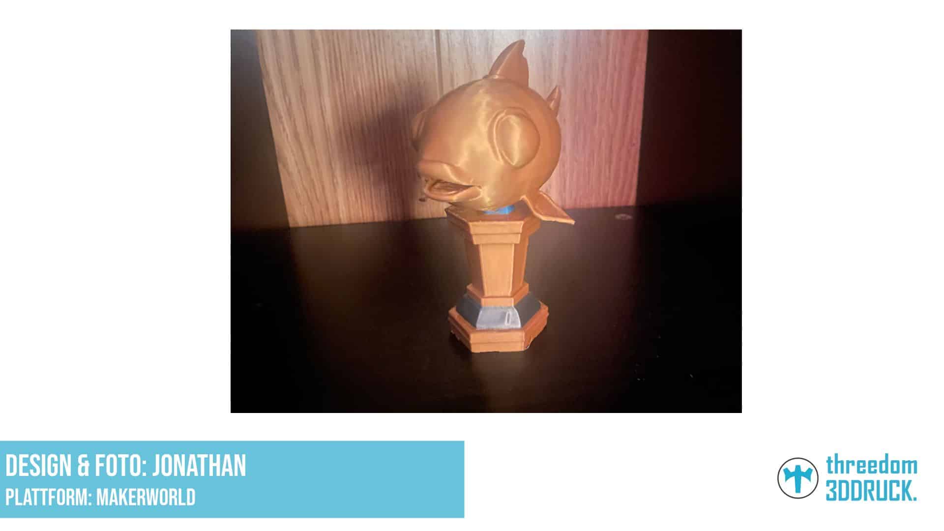 Mythic Goldfish Figur aus Fortnite