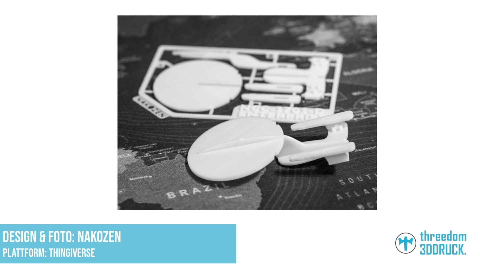 NCC-1701-D Enterprise Modellbausatz von Nakozen