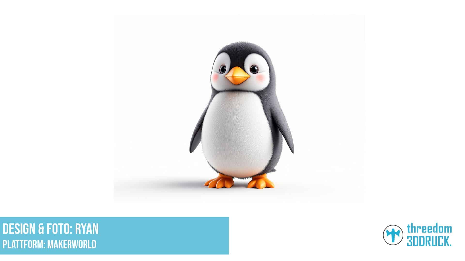 Niedlicher Pinguin-Druck