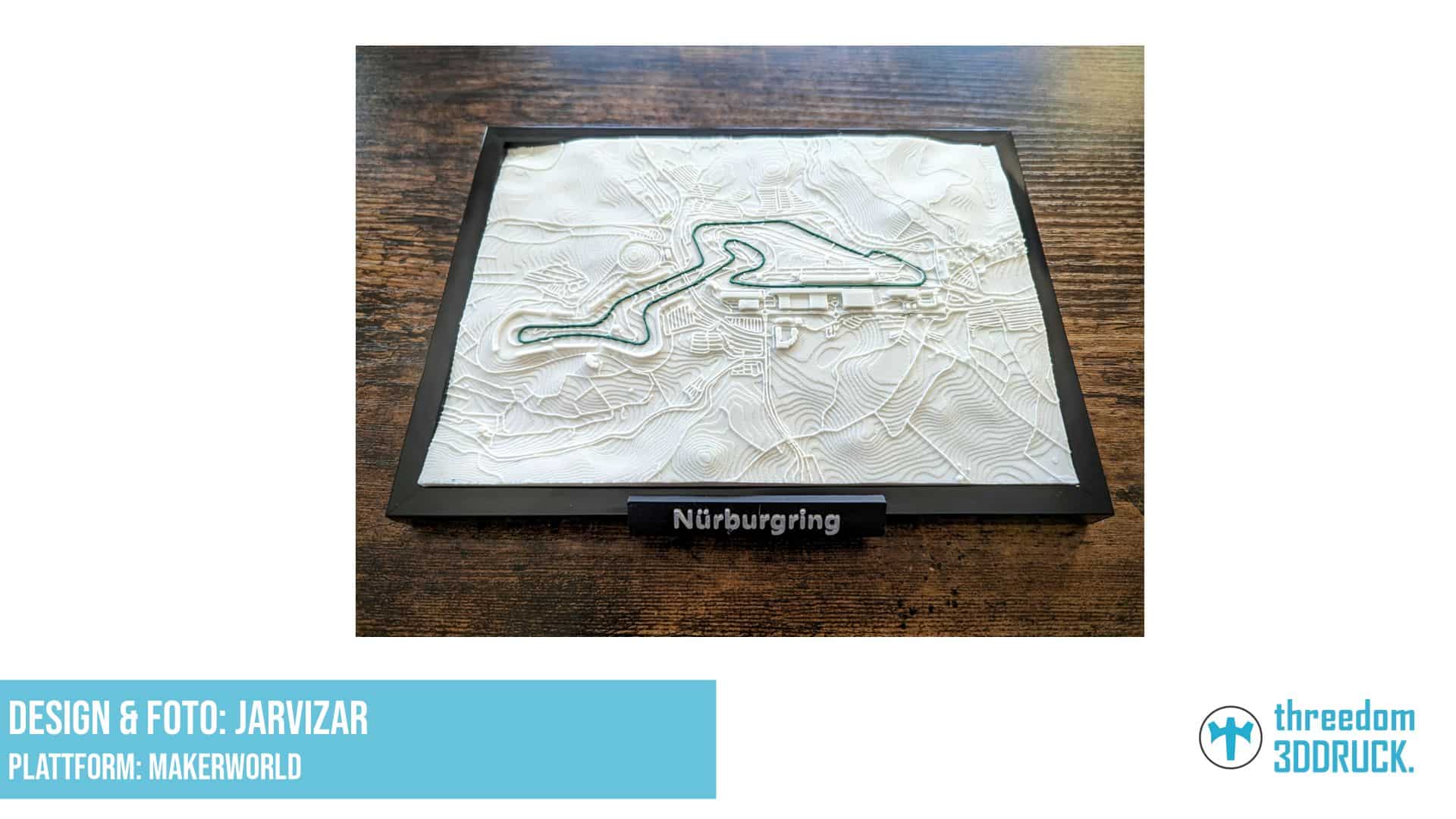 Nürburgring F1 Miniaturmodell