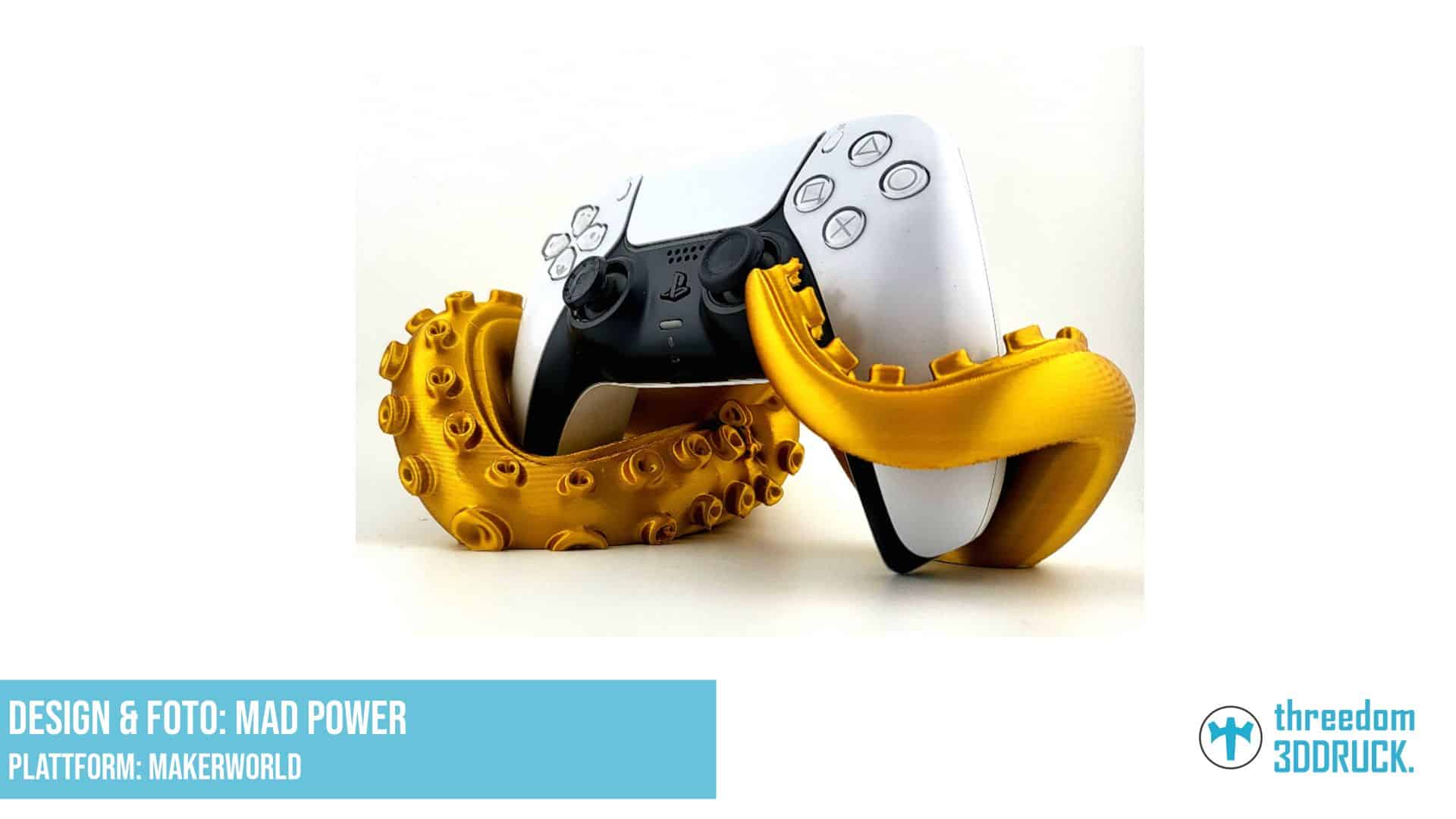 Kraken-Ständer für PS5, PS4 und Switch Pro Controller