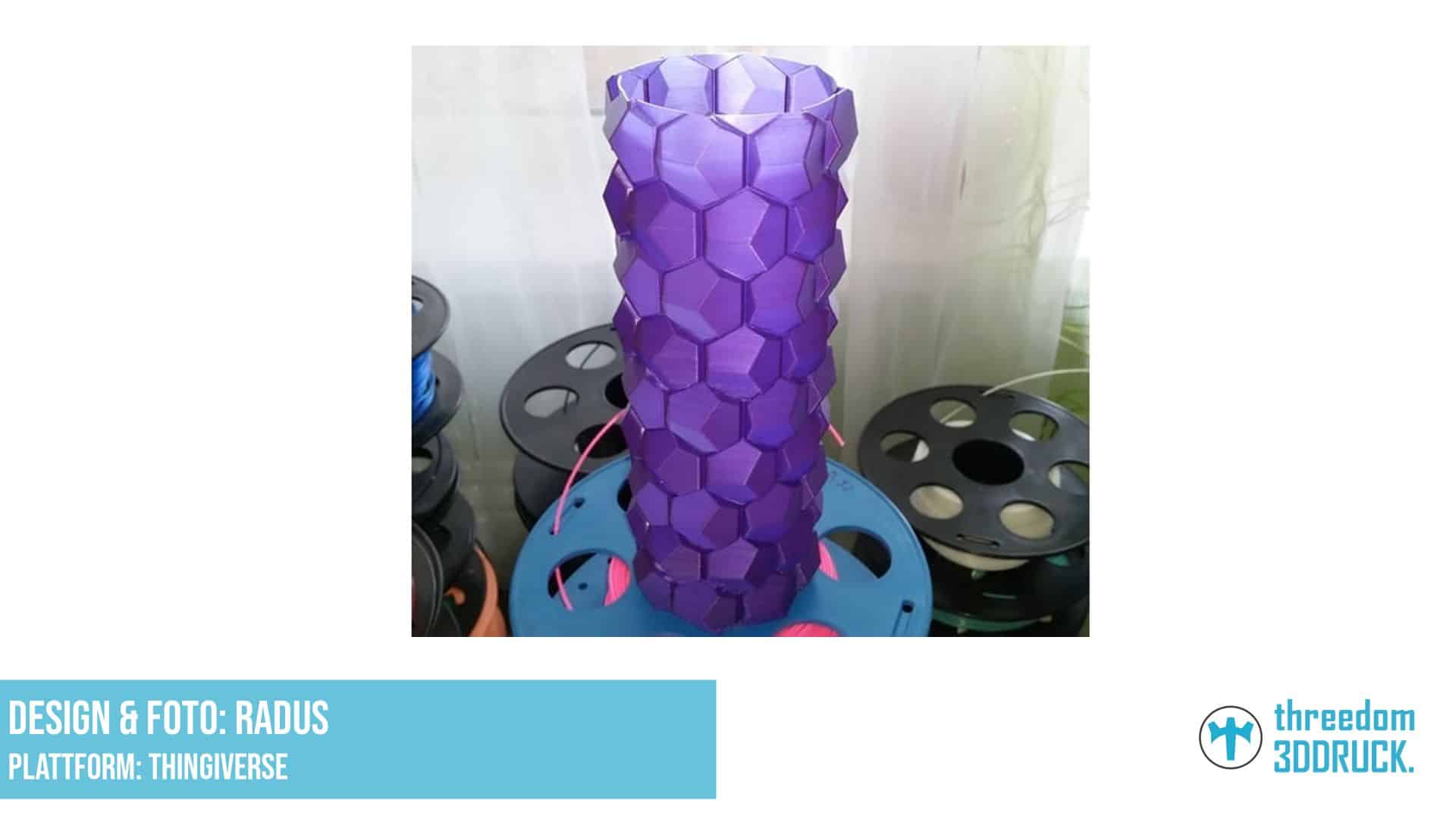 Honigwaben-Vase parametrisch Honigwaben-Vase parametrisch