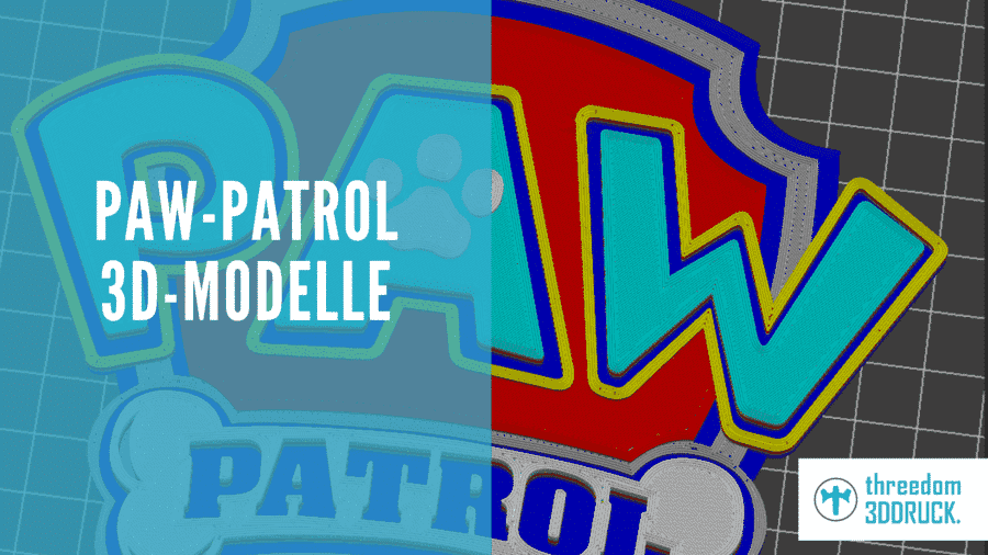 PAW Patrol - 3D-Modelle | threedom.de - 3D Druck Blog