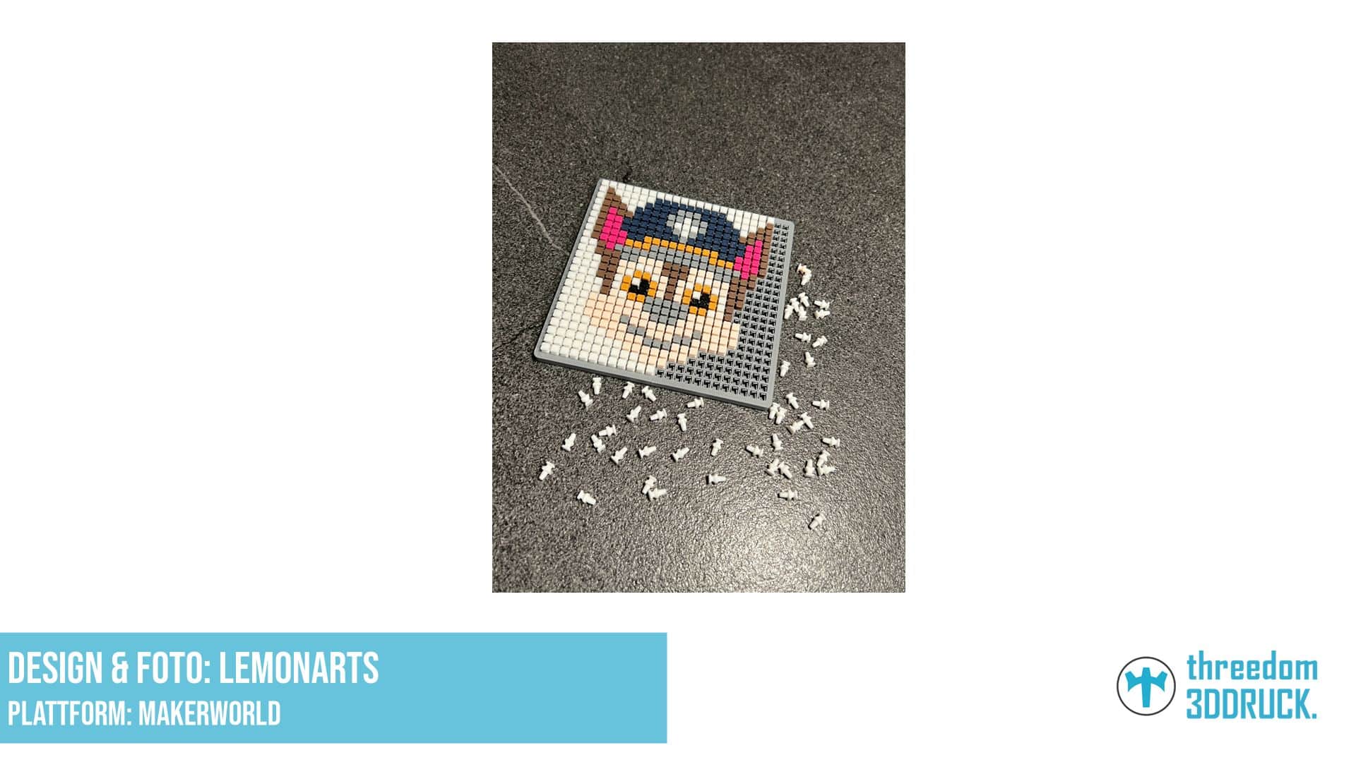 Pixel-Puzzle PAW Patrol Chase 576 Teile