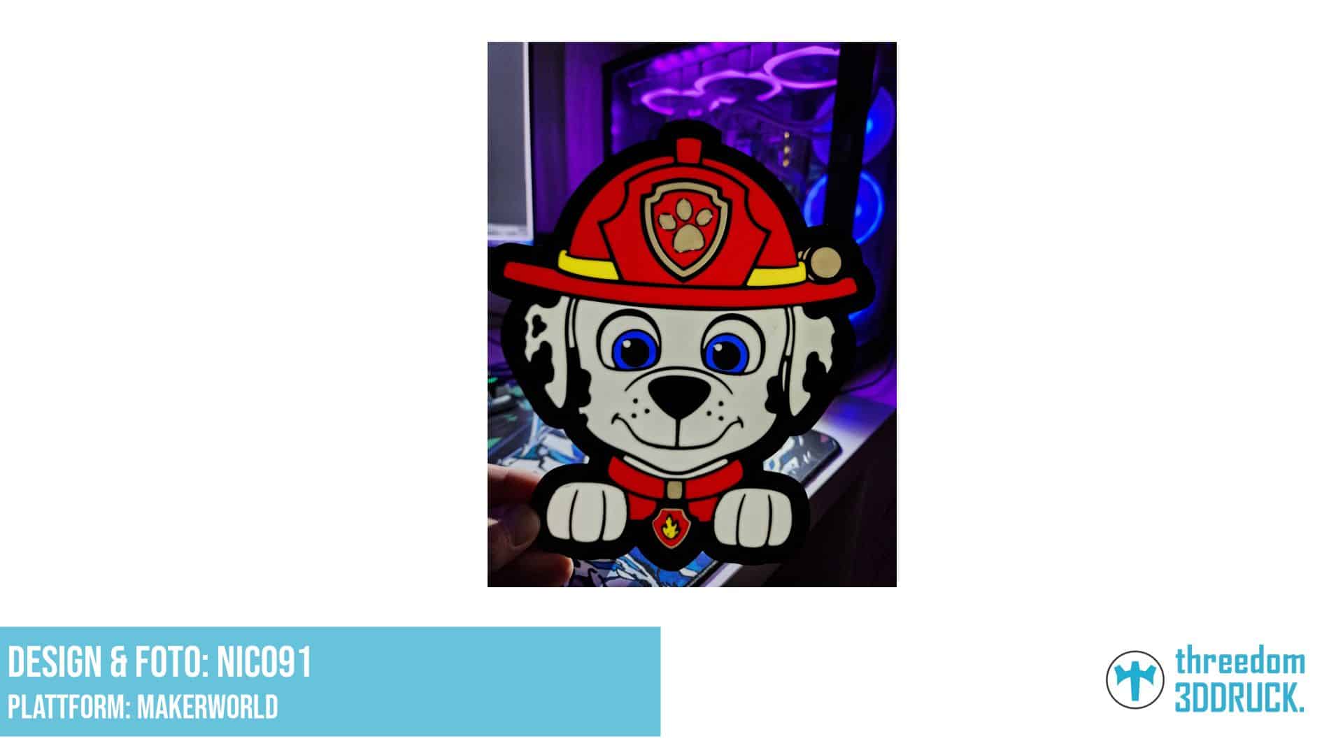 Paw Patrol Marshall LED Nachtlicht