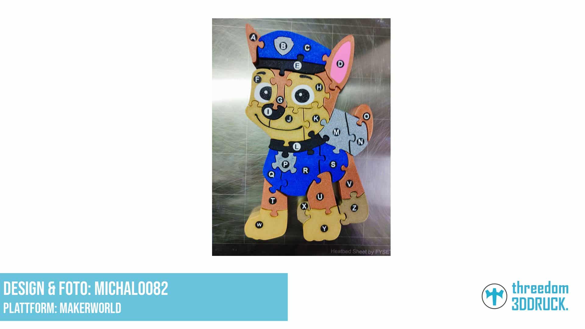 Paw Patrol Alphabet-Puzzle für Kinder