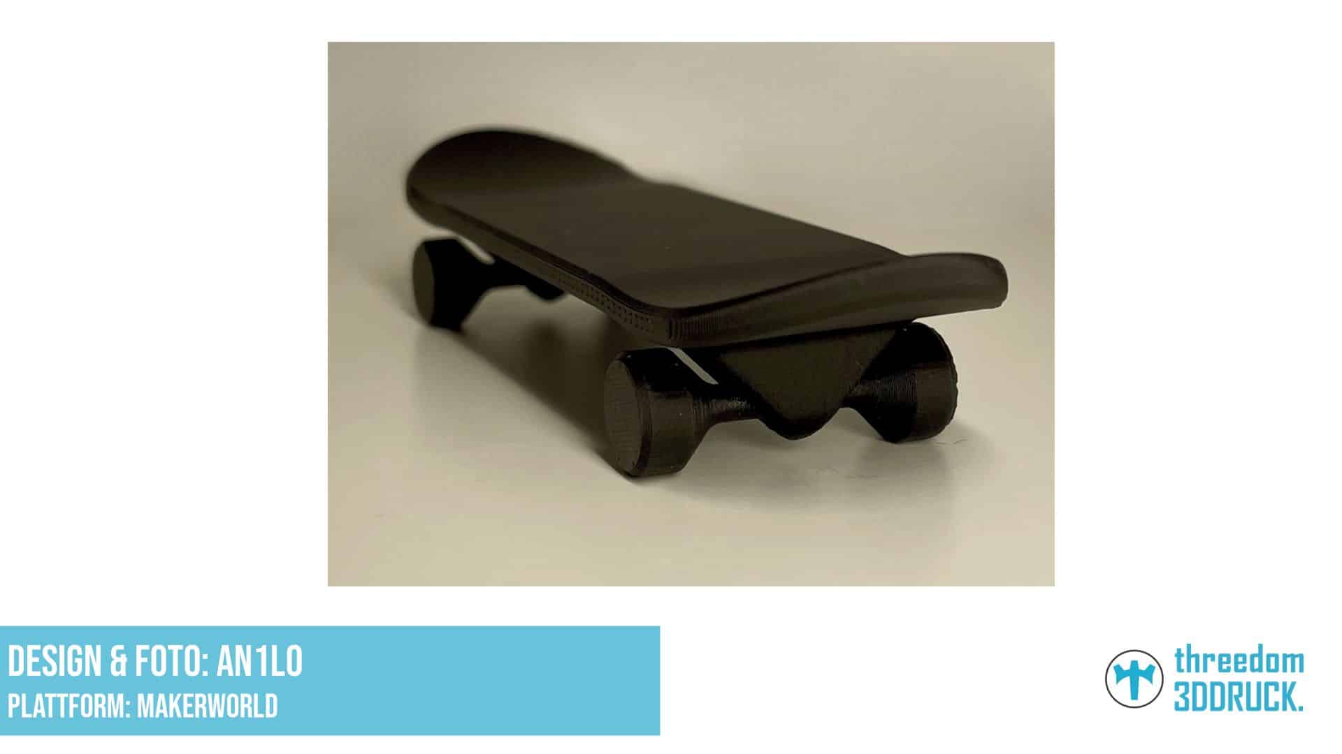 Print-in-Place Tech Deck Fingerboard