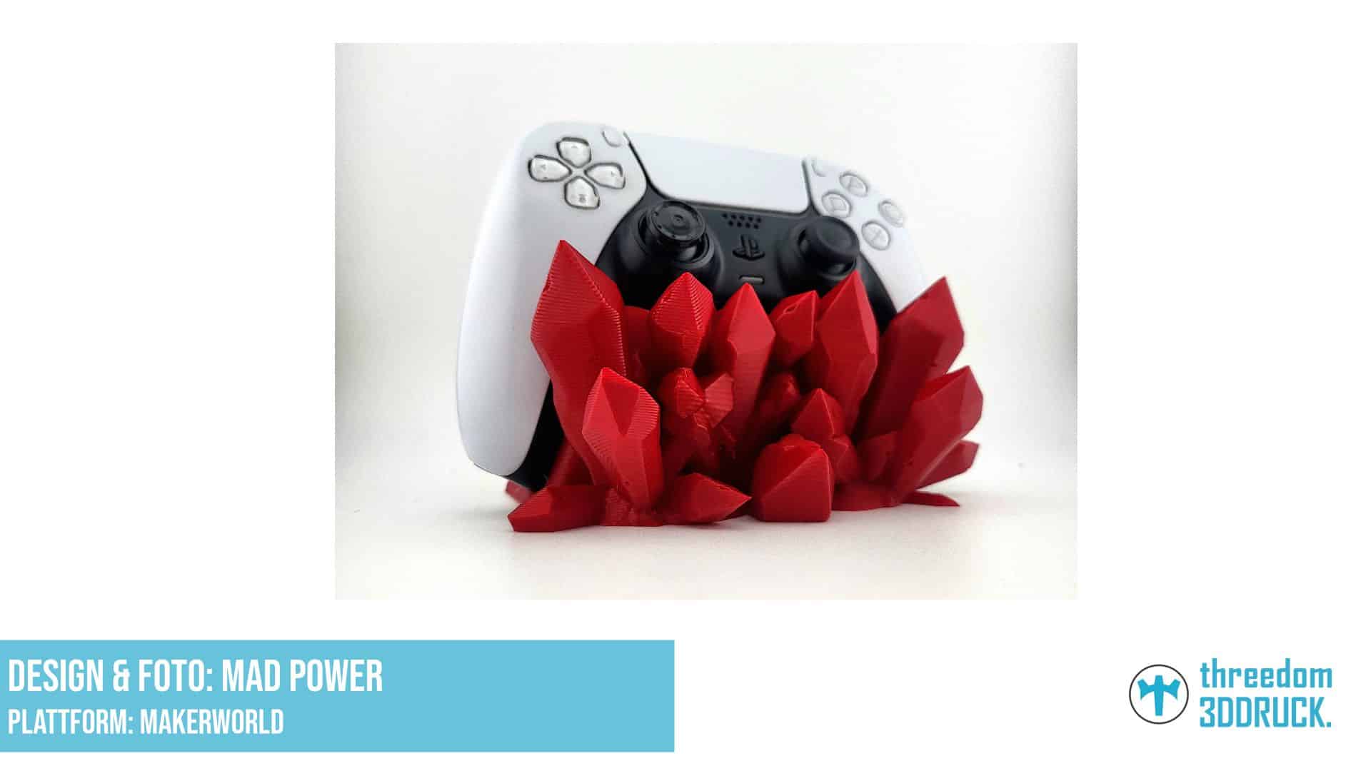 PS5-Controller-Stand im Kristall-Design