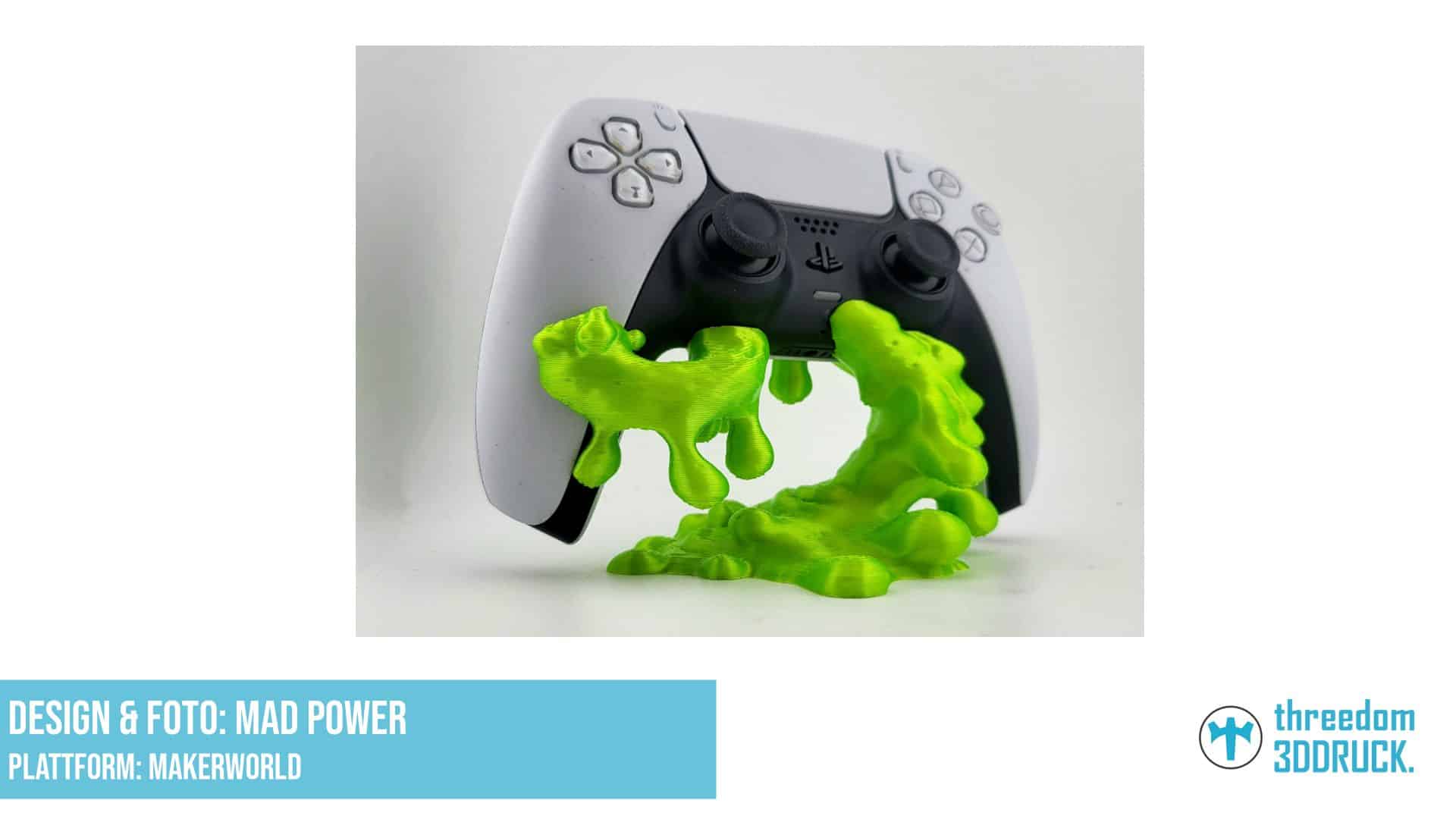 PS5 Controller-Ständer in Slime-Design