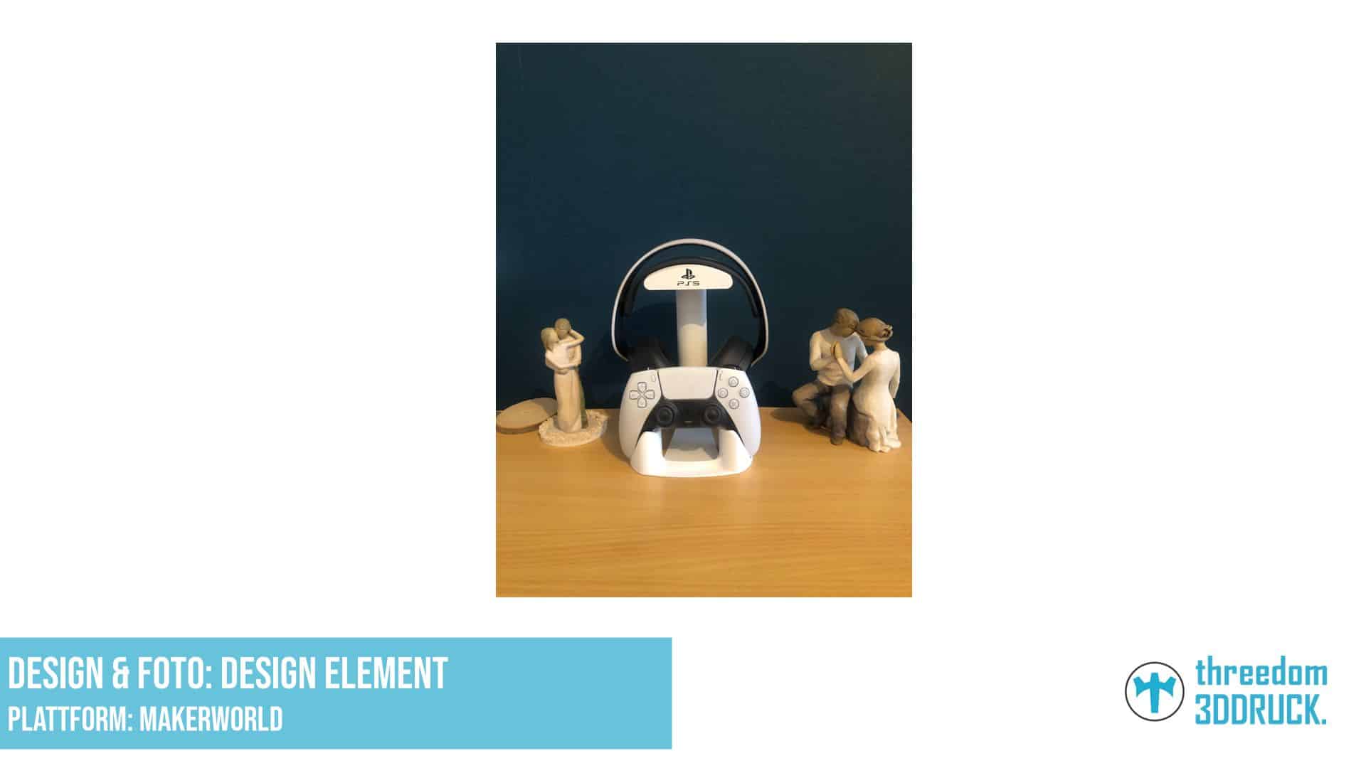 PS5-Controller- und Kopfhörer-Ständer