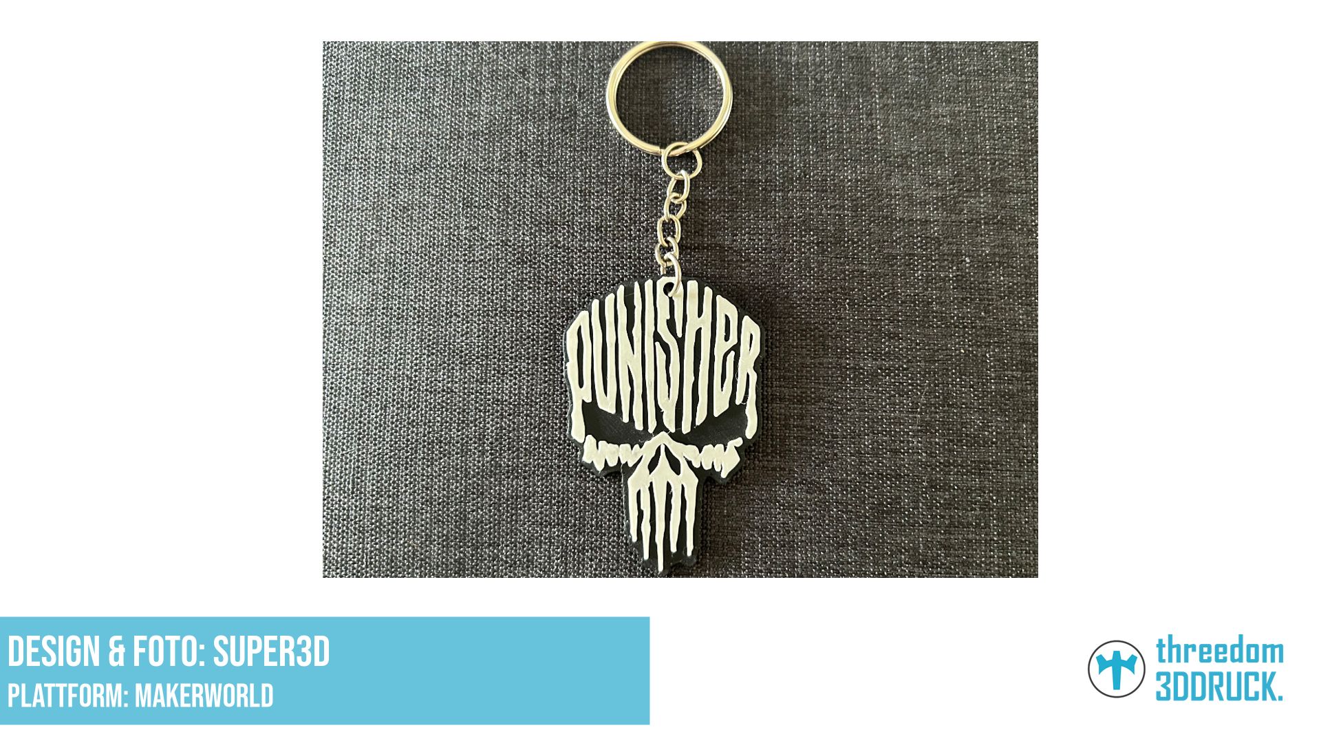 Punisher-Schlüsselanhänger