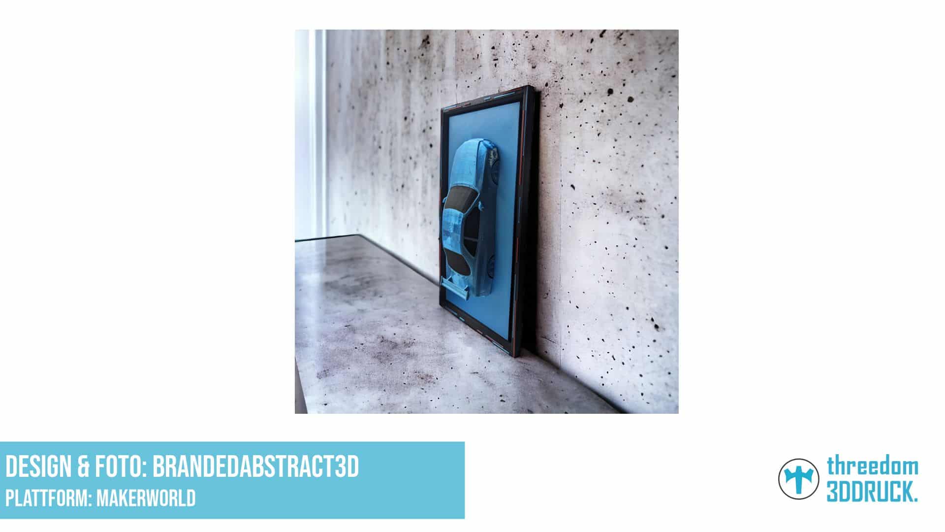 R34 Skyline Wandskulptur