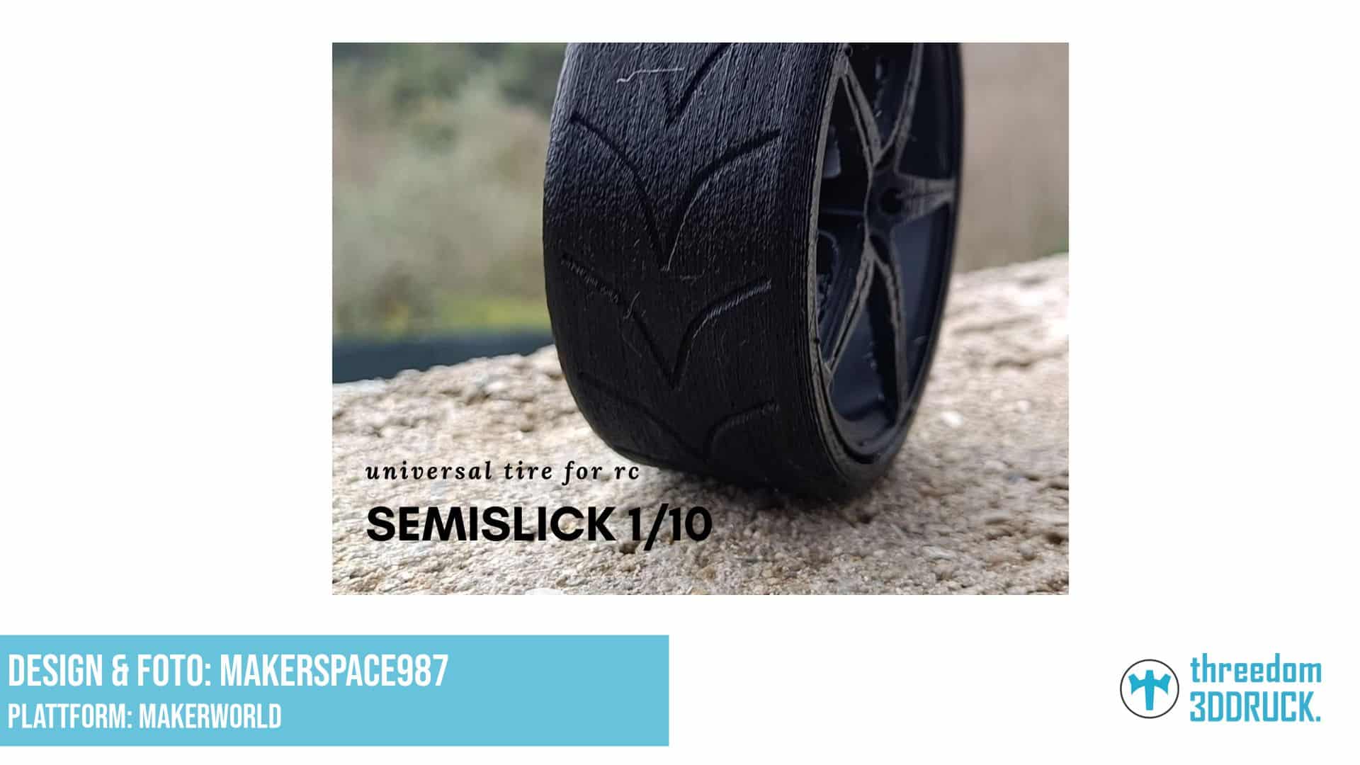 1/10 RC Semi-Slick-Rennreifen