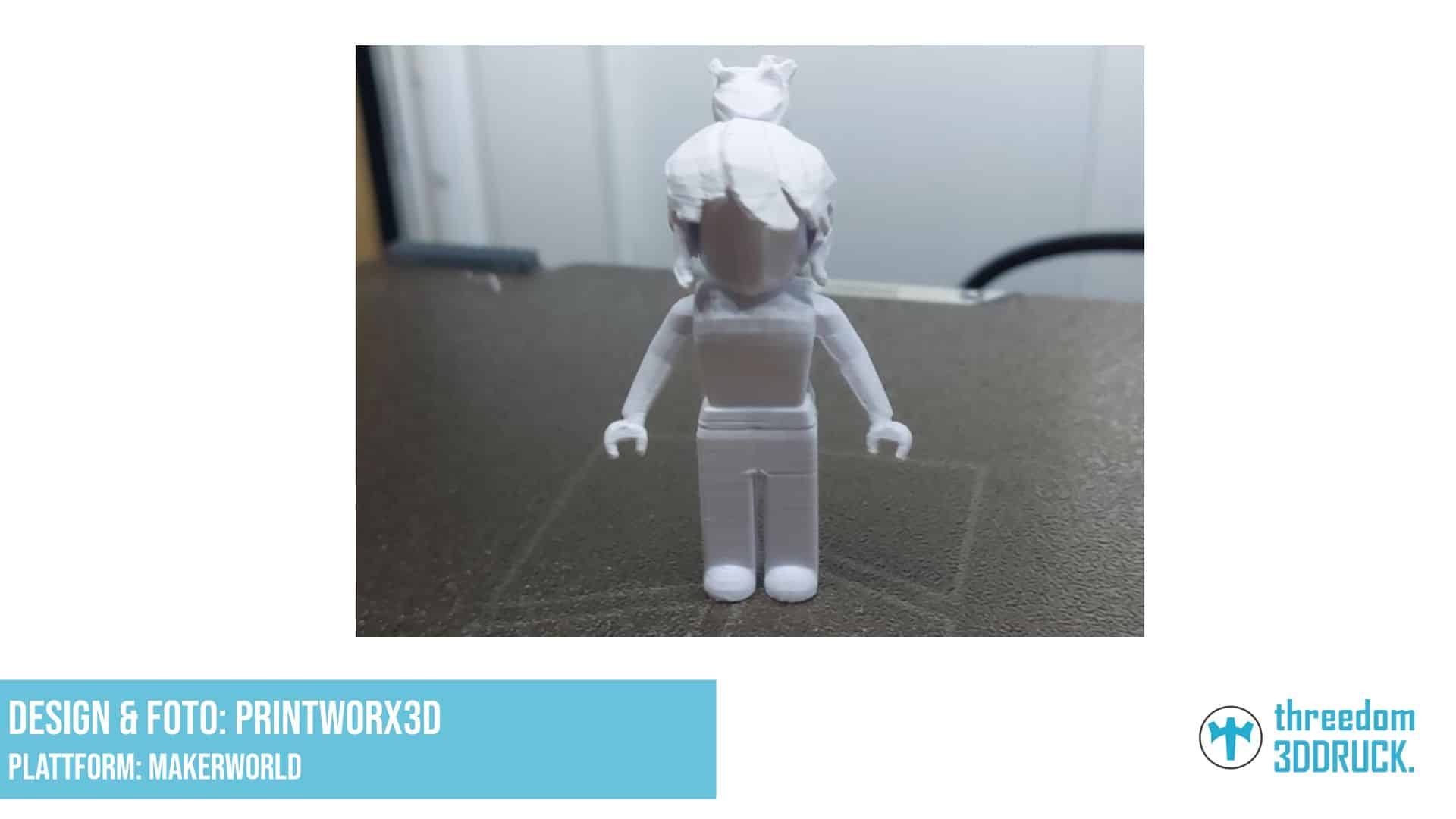 Roblox Bacon Hair Girl Figur