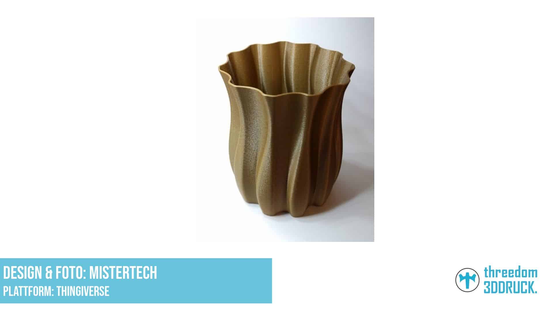 Schreibtisch-Vasen-Stiftehalter