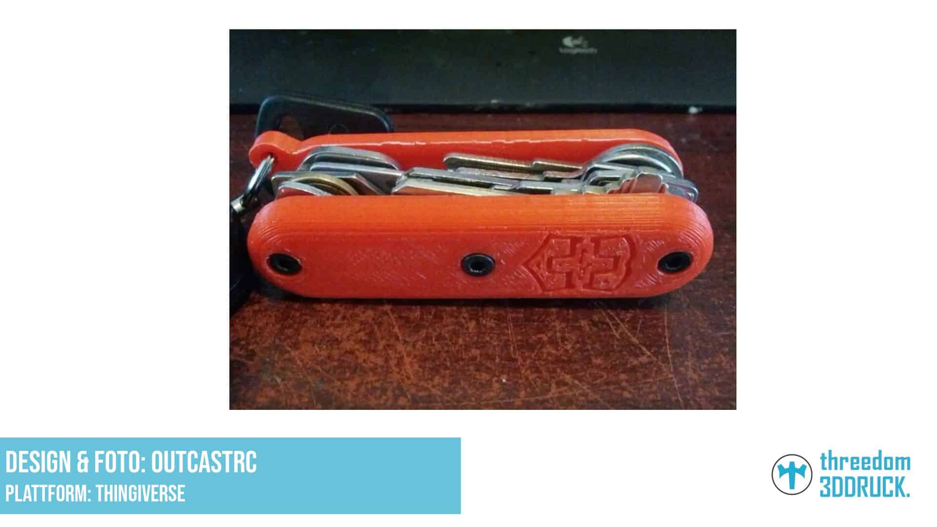 Schweizer Taschenmesser-Schlüsselanhänger Version 2