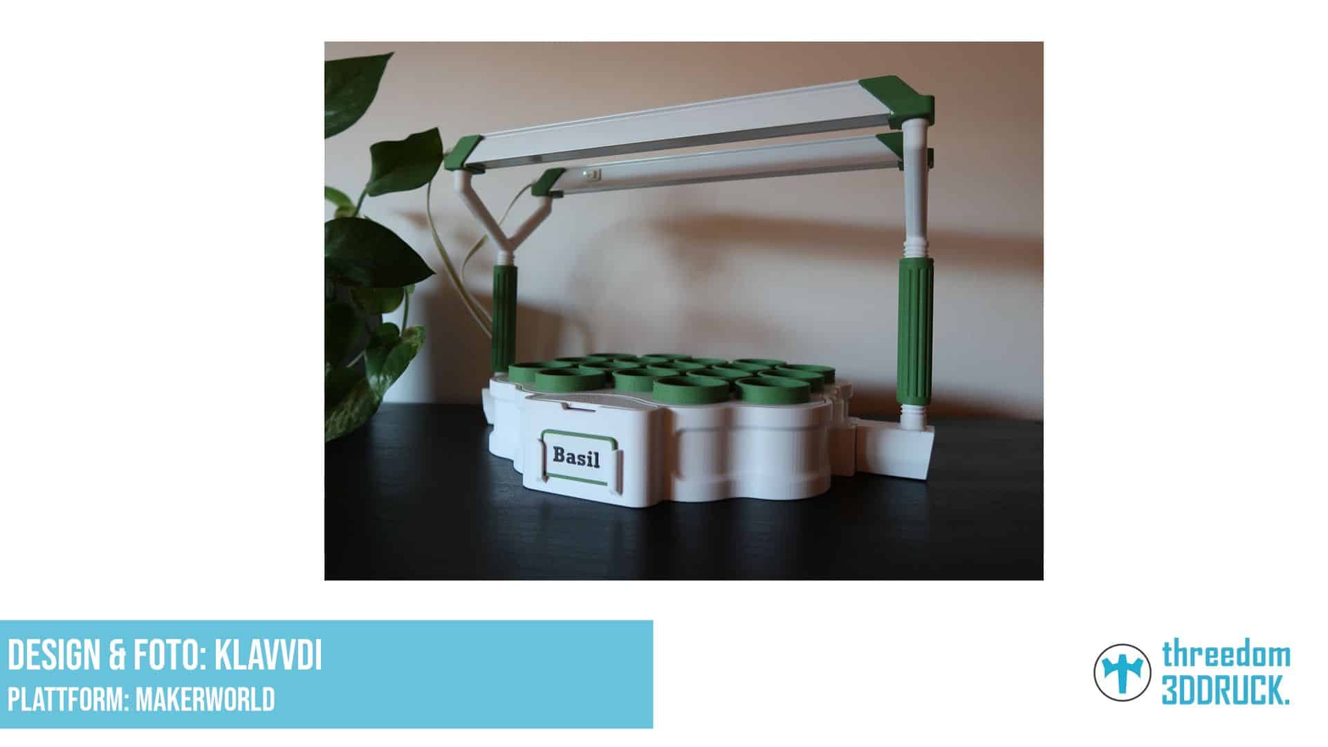 Selbstbewässernder Samenstarter 2.0 mit verstellbarem Licht