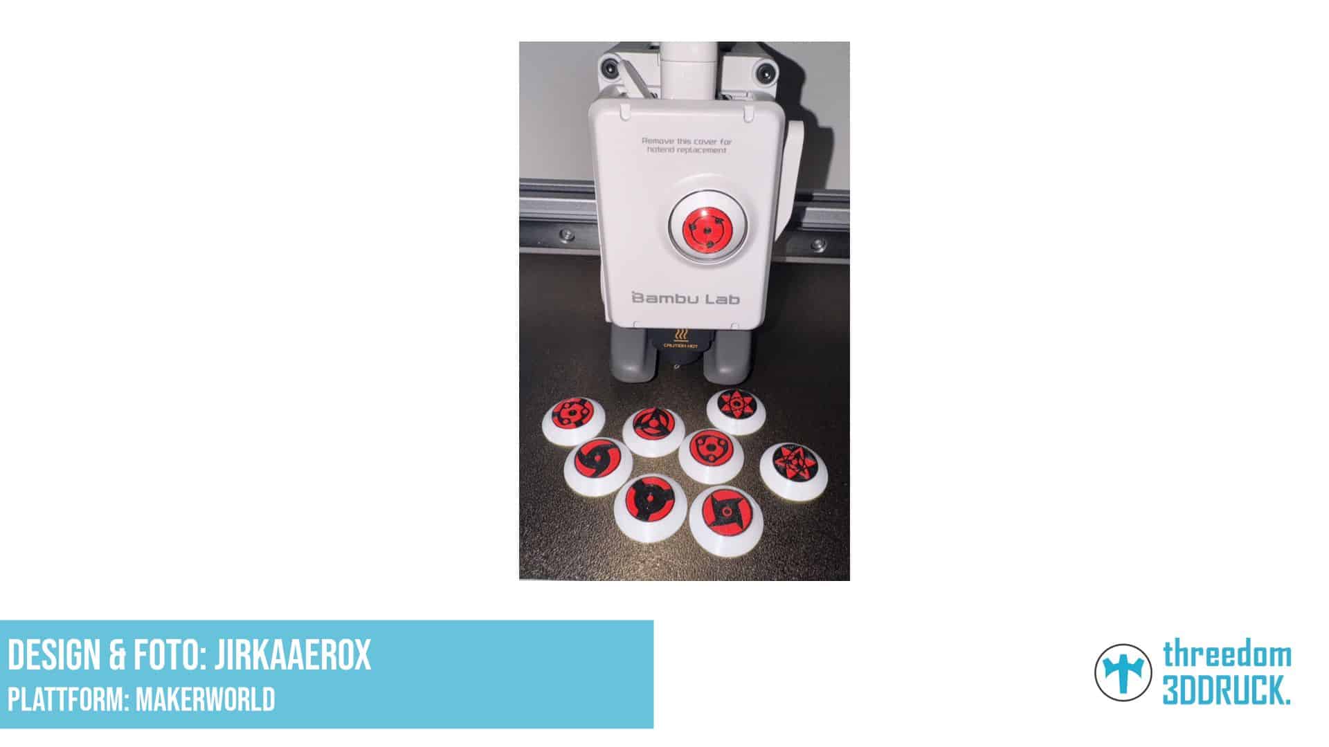 Sharingan Extruderrad für 3D-Drucker A1 Serie