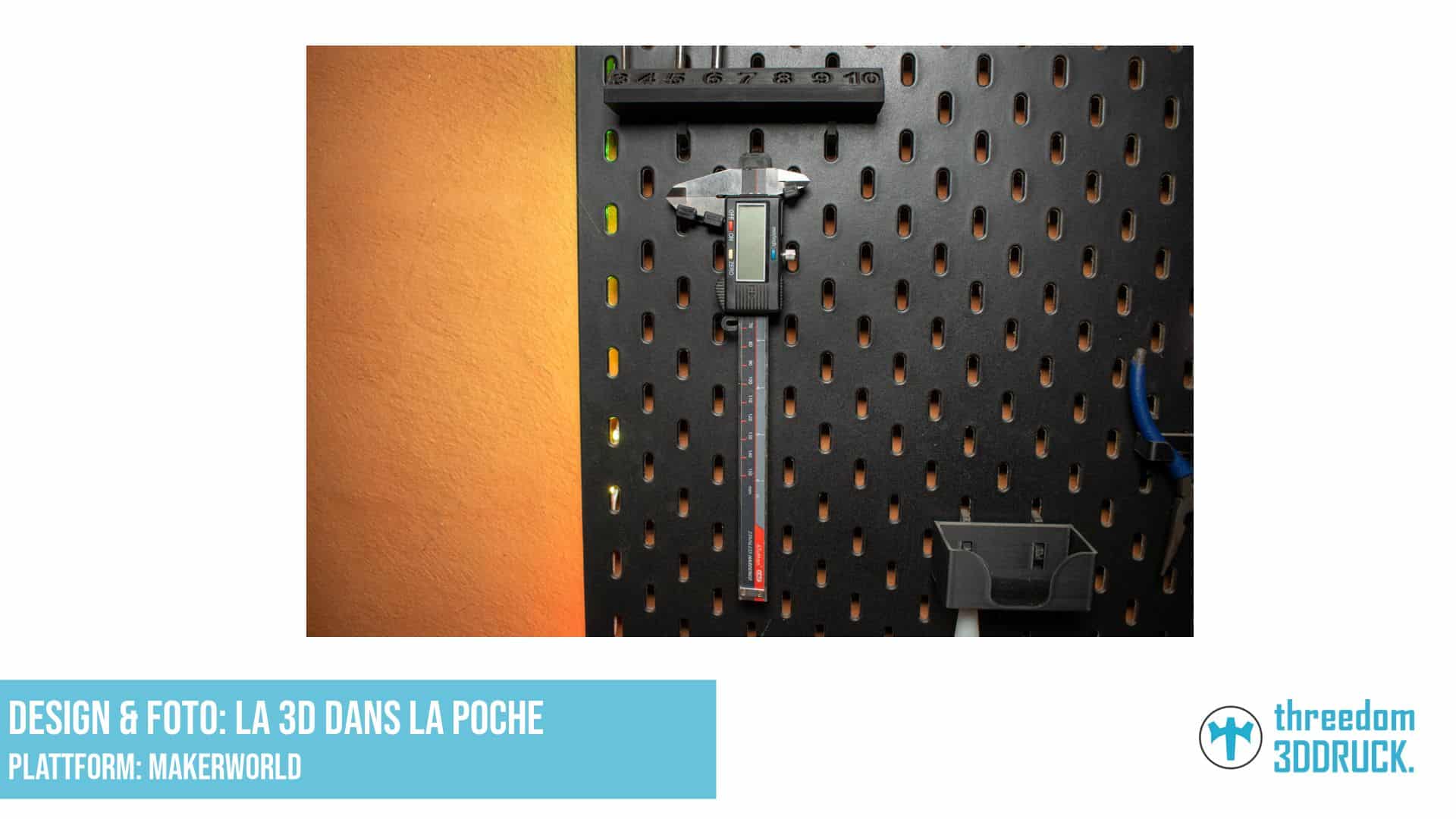 Skadis Messschieberhalter